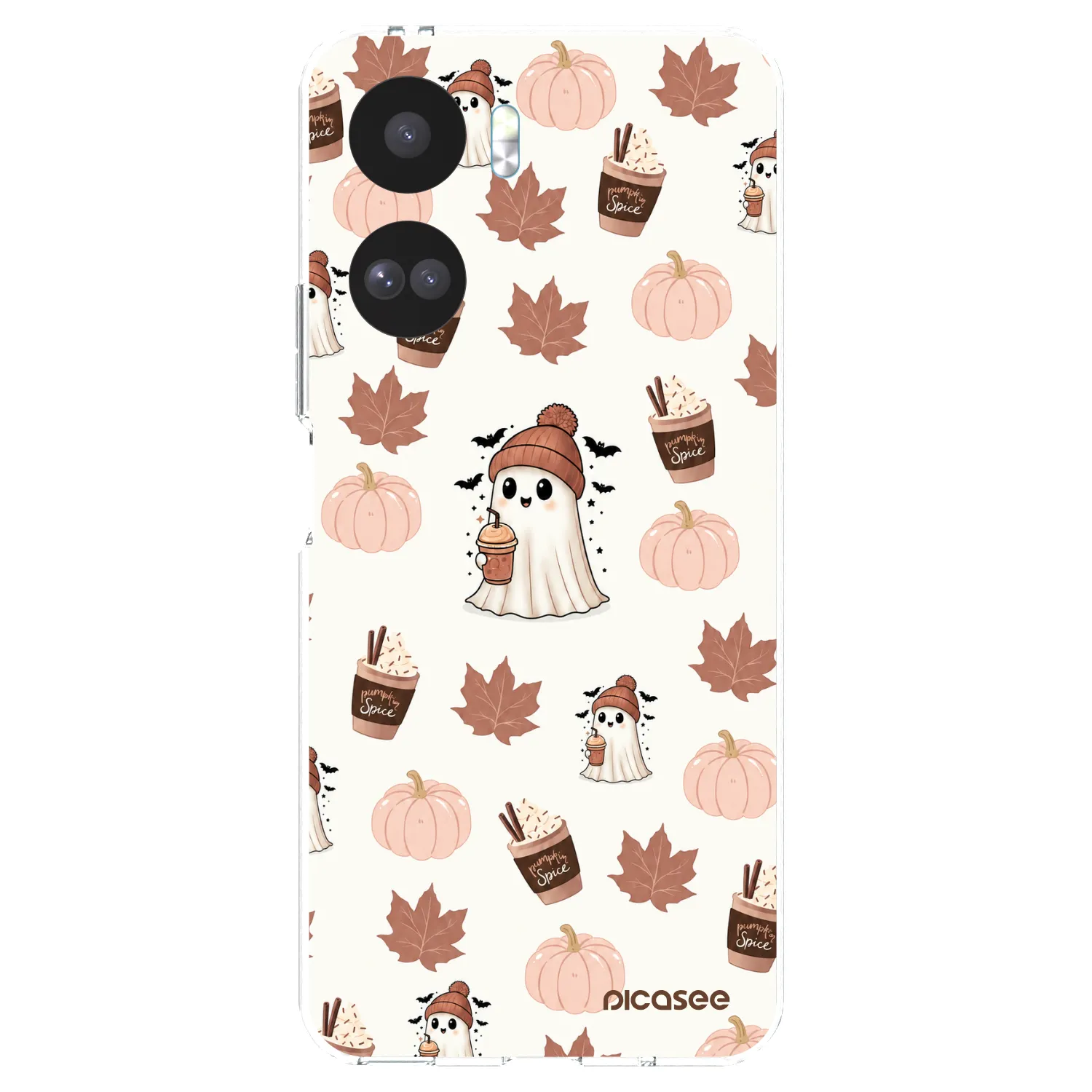 Picasee silikónový prehľadný obal pre Honor 90 Lite 5G - Pumpkin spice