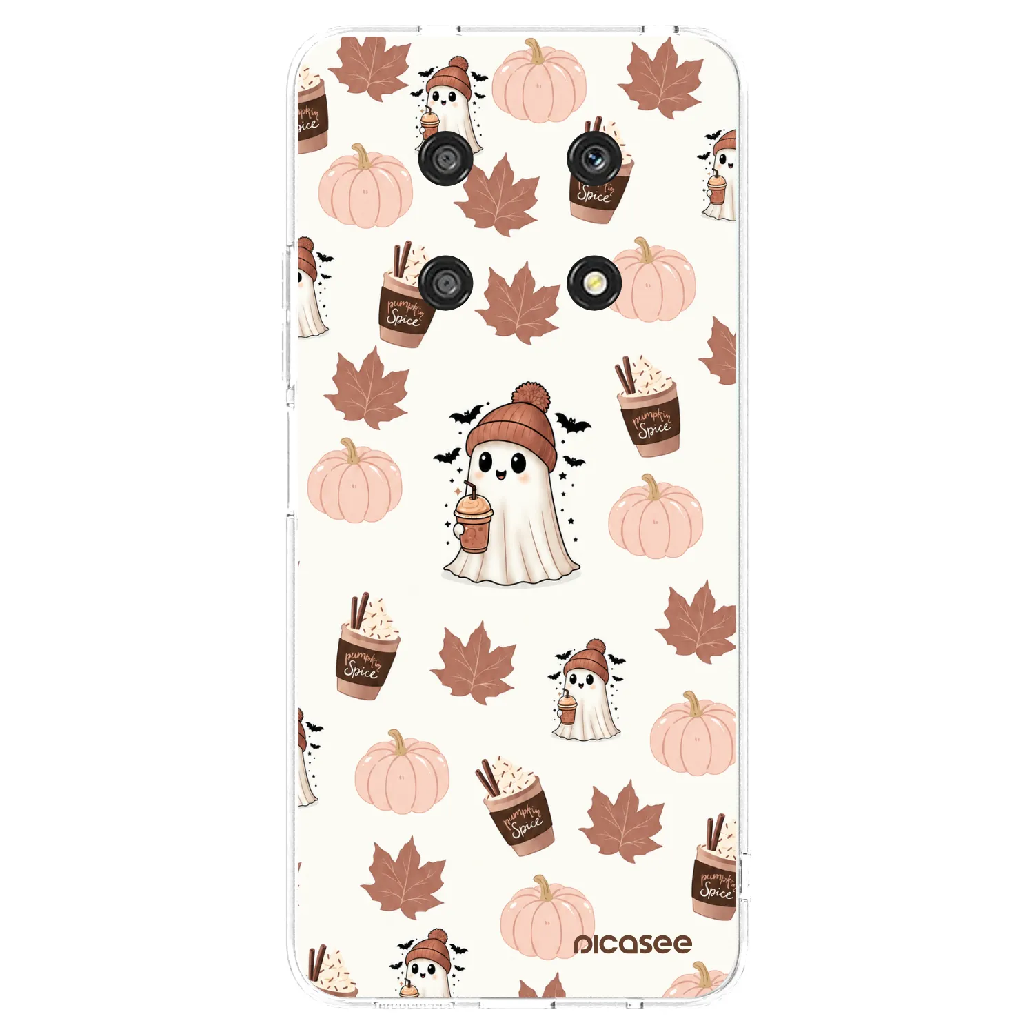 Picasee silikónový prehľadný obal pre Honor Magic4 Lite 5G - Pumpkin spice