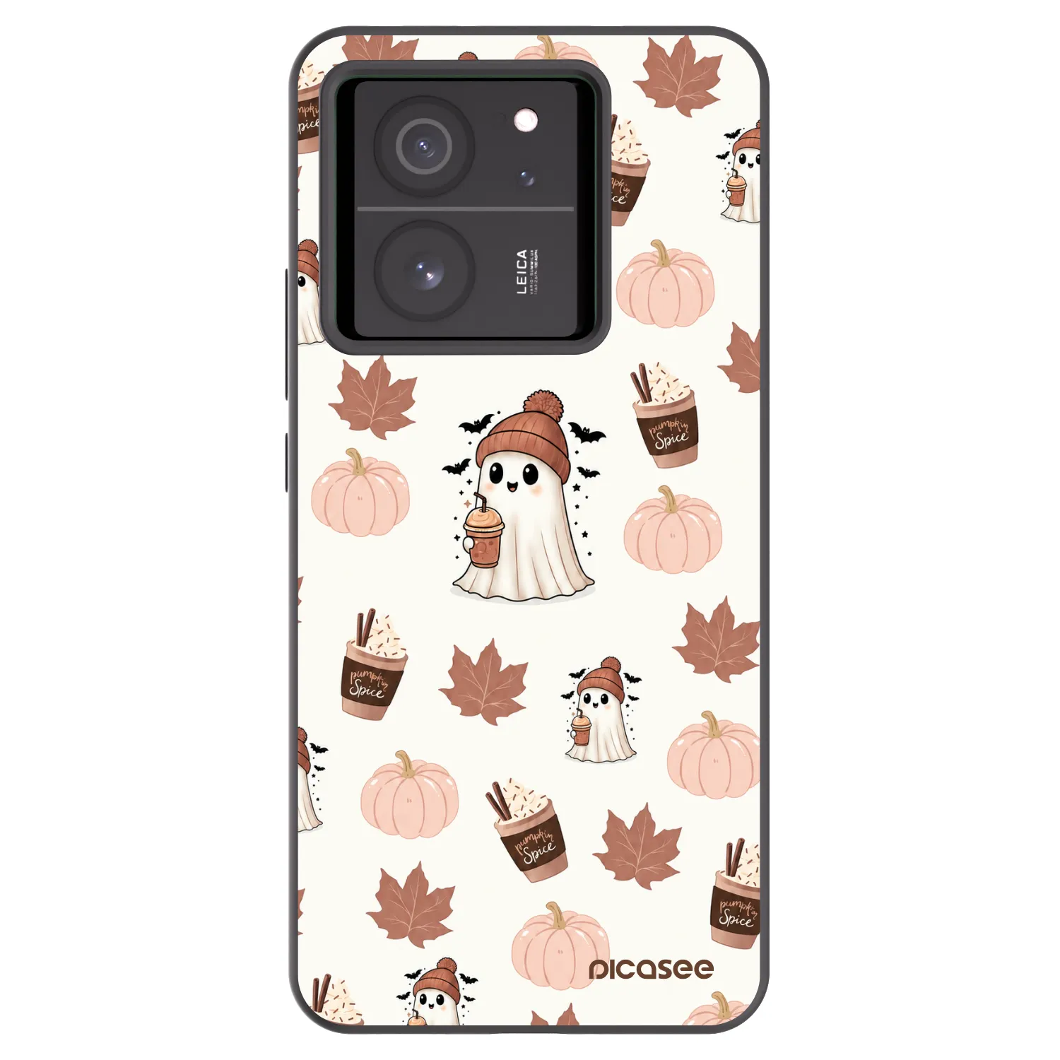 Picasee silikónový čierny obal pre Xiaomi 13T - Pumpkin spice