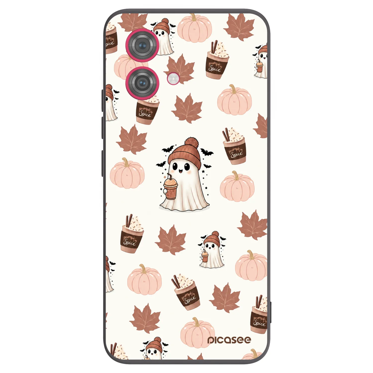 Picasee silikónový čierny obal pre Motorola Moto G84 5G - Pumpkin spice