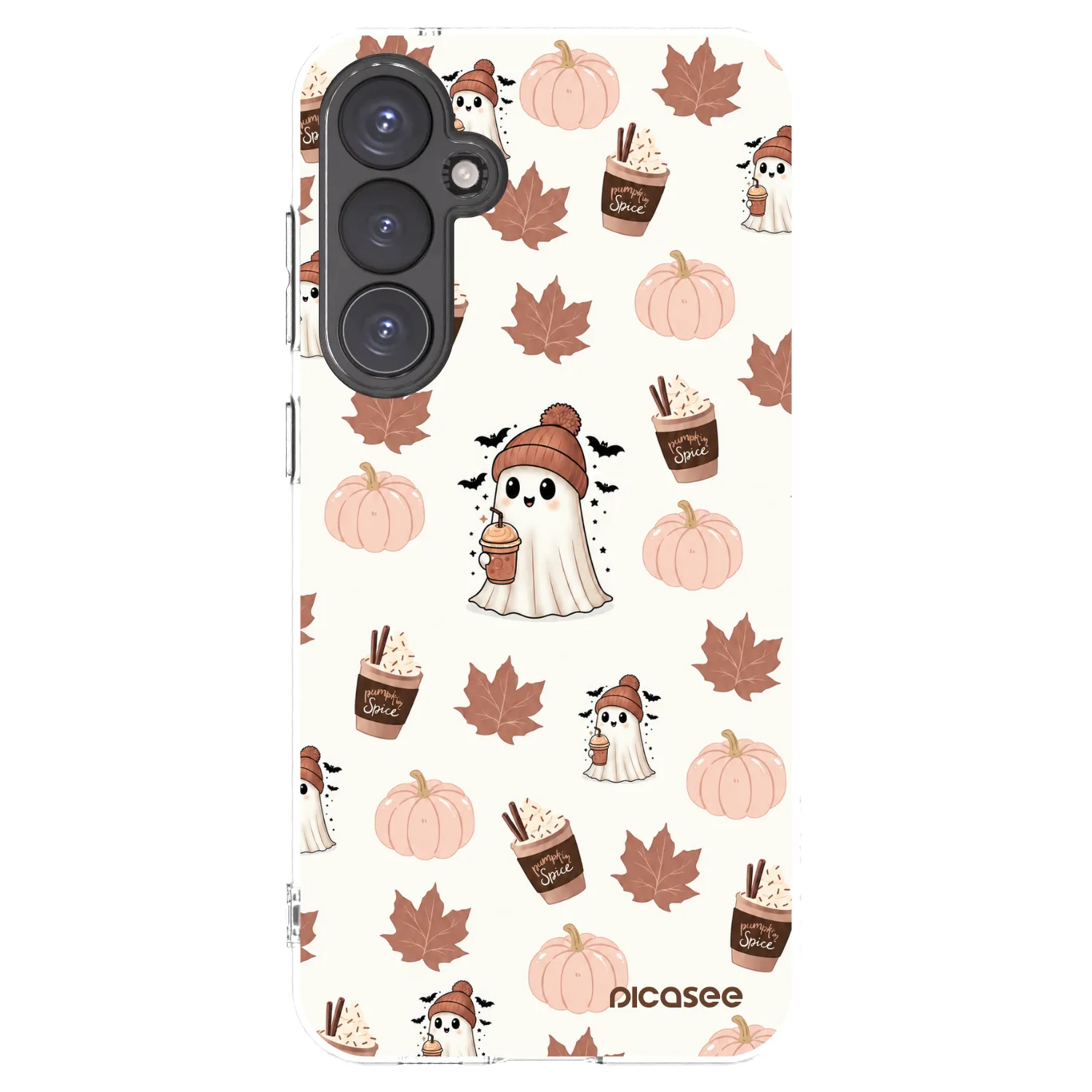 Picasee silikónový prehľadný obal pre Samsung Galaxy S23 FE S711B - Pumpkin spice