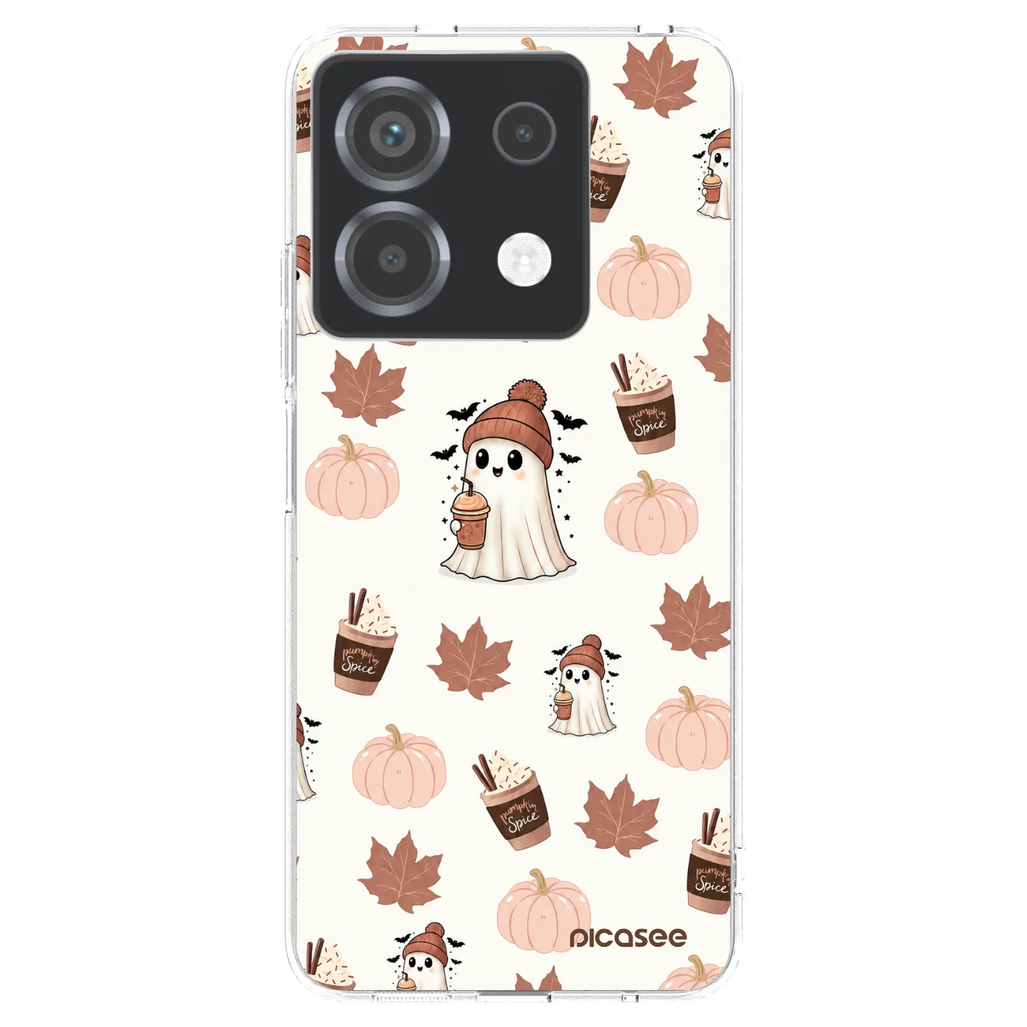 Picasee silikónový prehľadný obal pre Xiaomi Poco X6 - Pumpkin spice