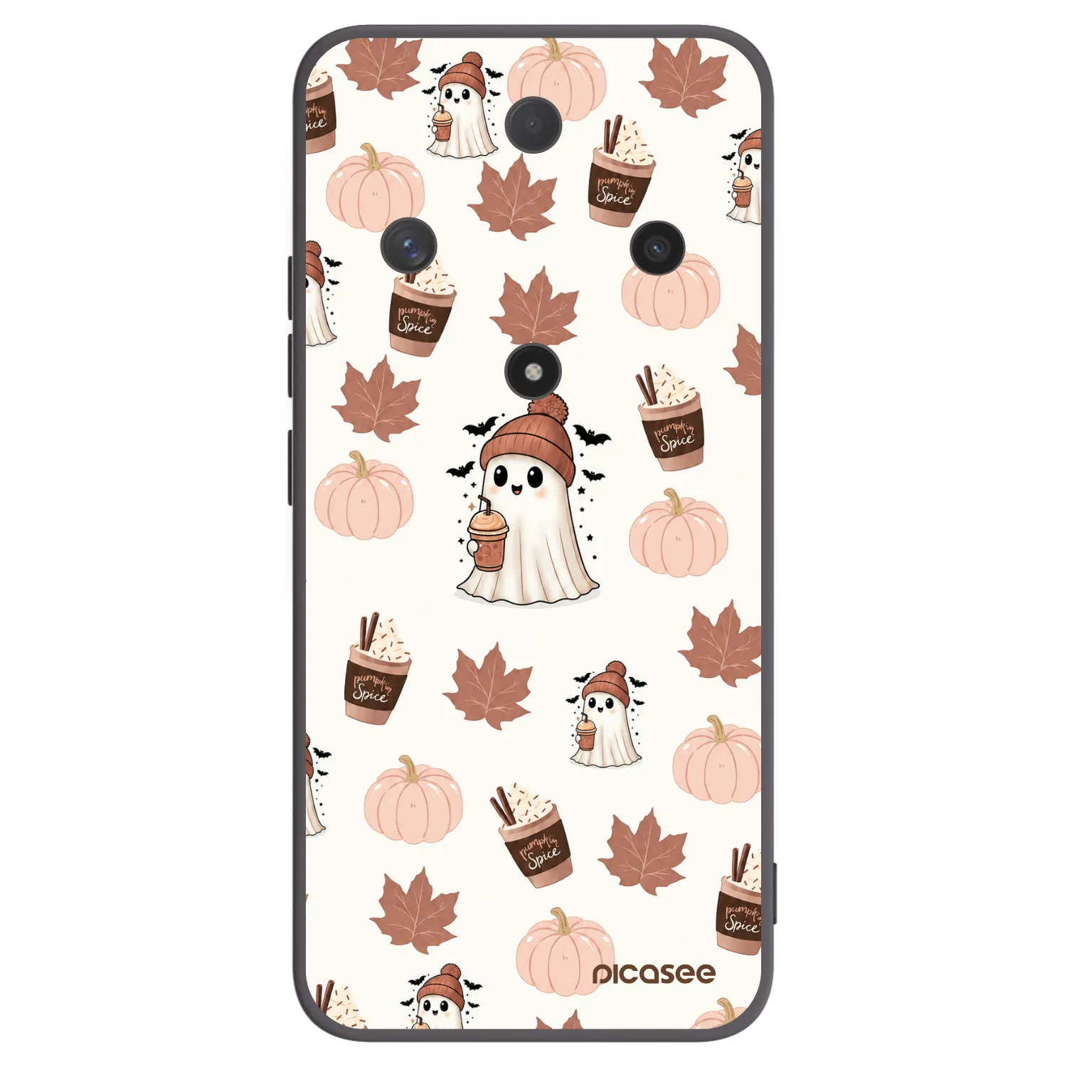 Picasee silikónový čierny obal pre Honor Magic6 Lite 5G - Pumpkin spice