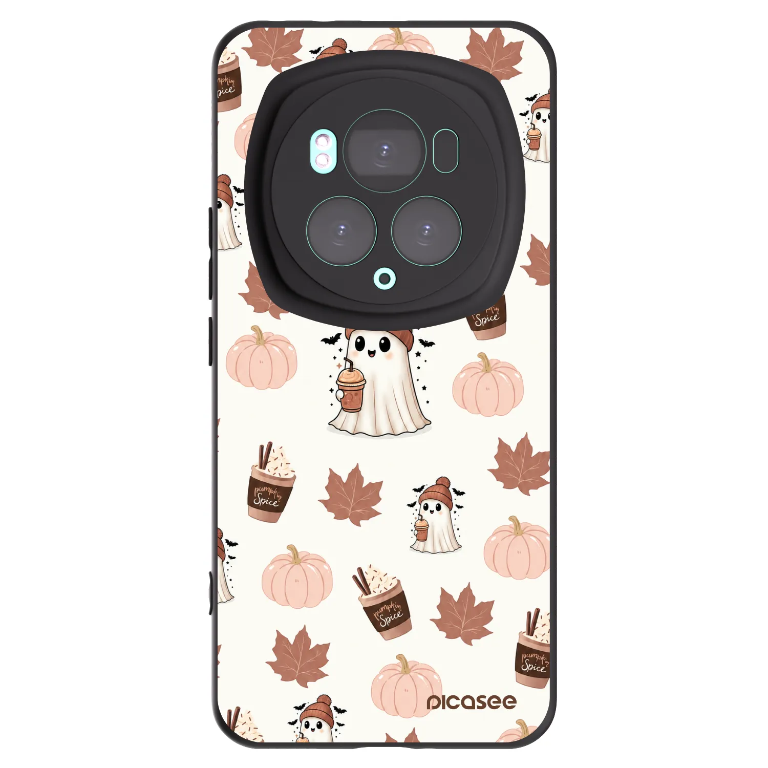 Picasee silikónový čierny obal pre Honor Magic6 Pro - Pumpkin spice