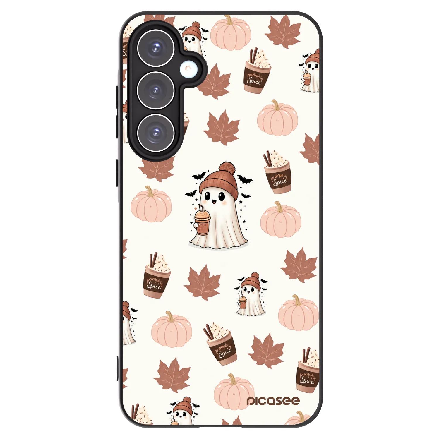 Picasee silikónový čierny obal pre Samsung Galaxy A55 5G A556B - Pumpkin spice