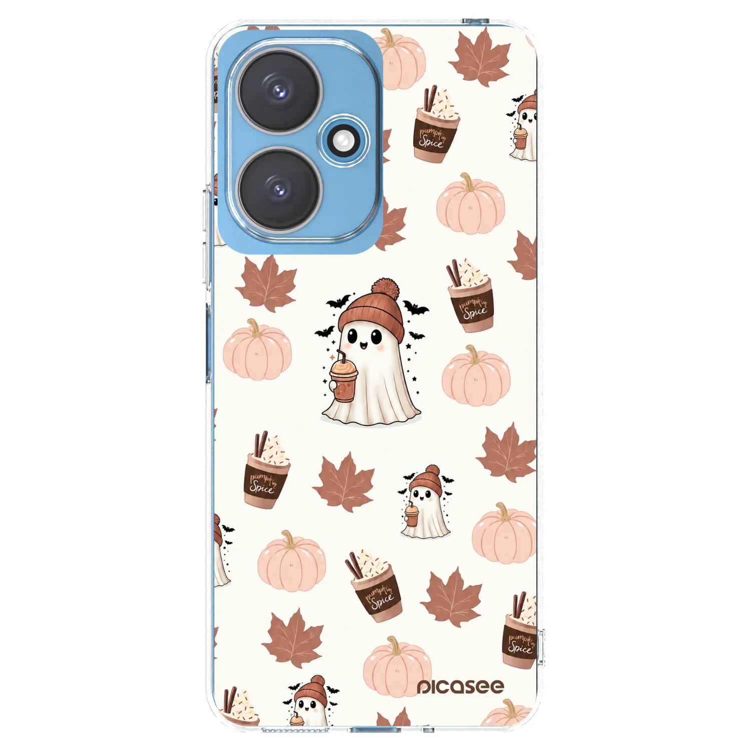 Picasee silikónový prehľadný obal pre Xiaomi Redmi 13C 5G - Pumpkin spice