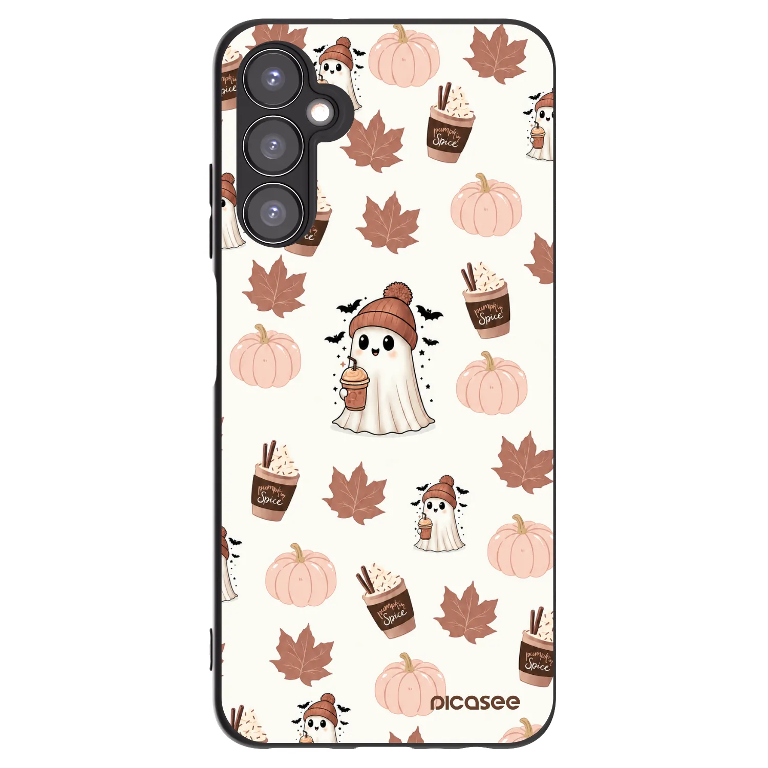 Picasee silikónový čierny obal pre Samsung Galaxy A05s A057G - Pumpkin spice