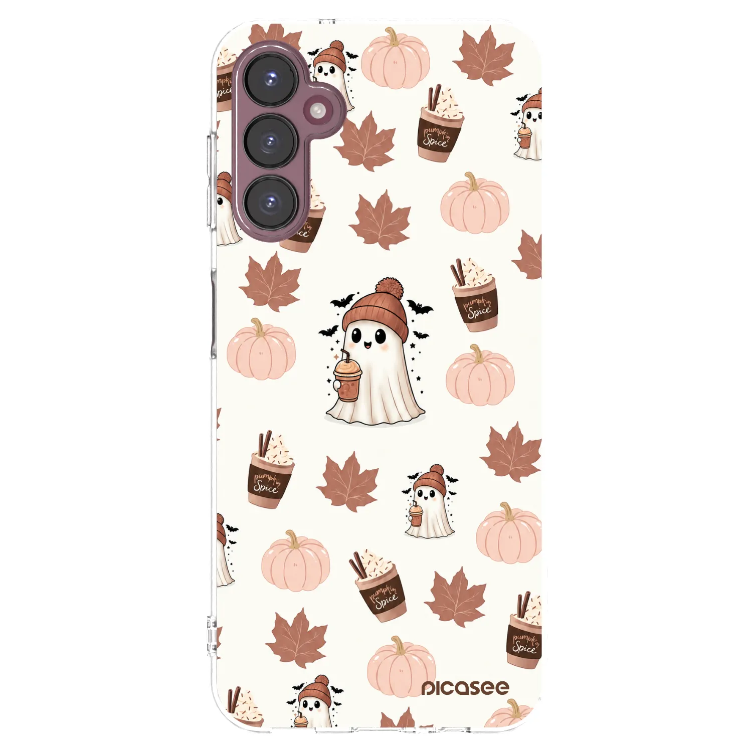 Picasee silikónový prehľadný obal pre Samsung Galaxy A05s A057G - Pumpkin spice