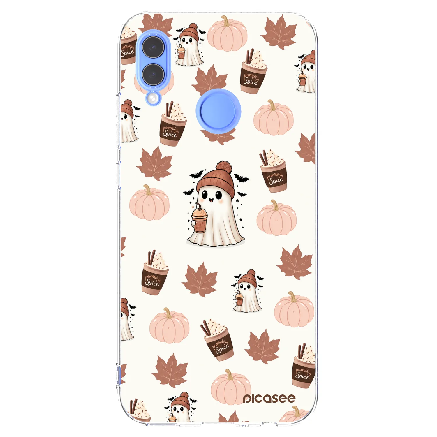 Picasee silikónový prehľadný obal pre Honor 10 Lite - Pumpkin spice