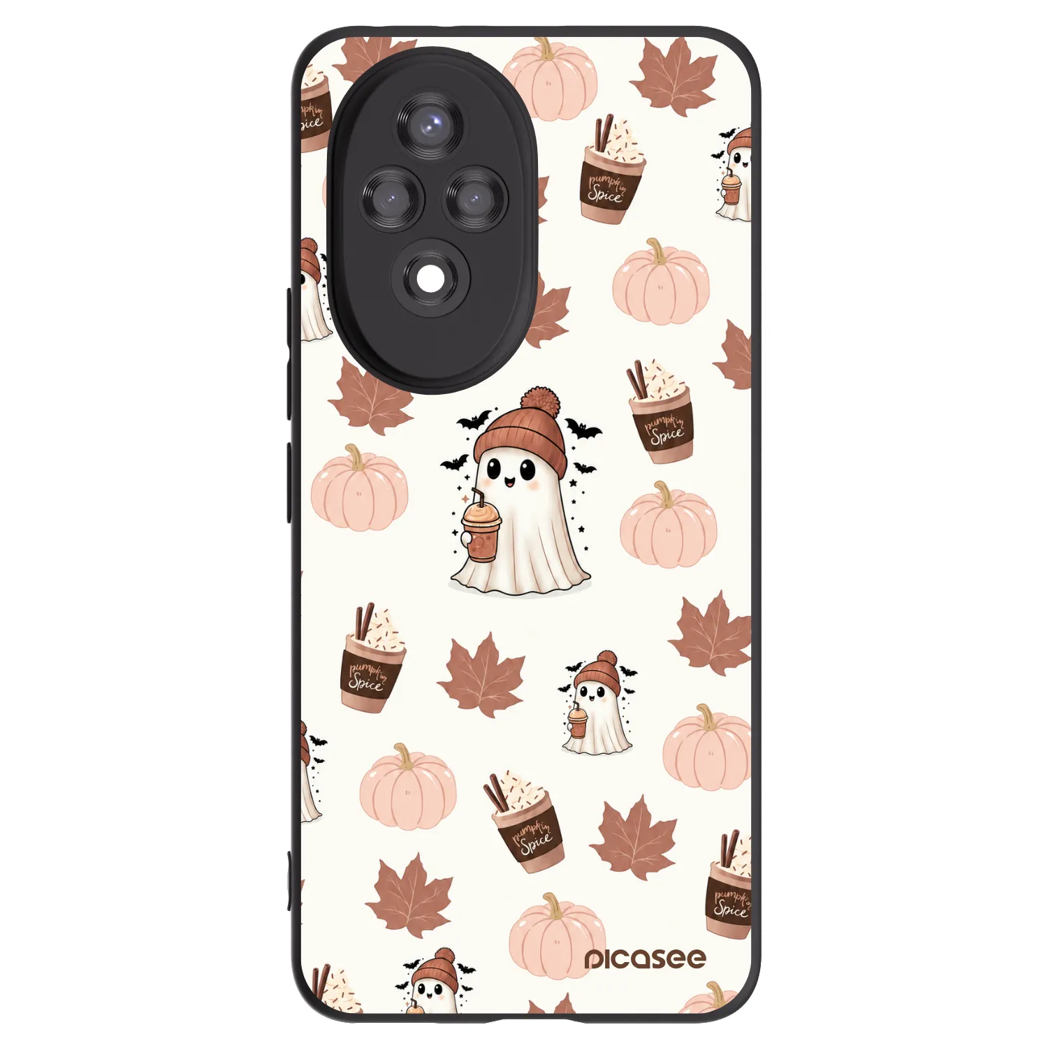 Picasee silikónový čierny obal pre Honor 200 5G - Pumpkin spice