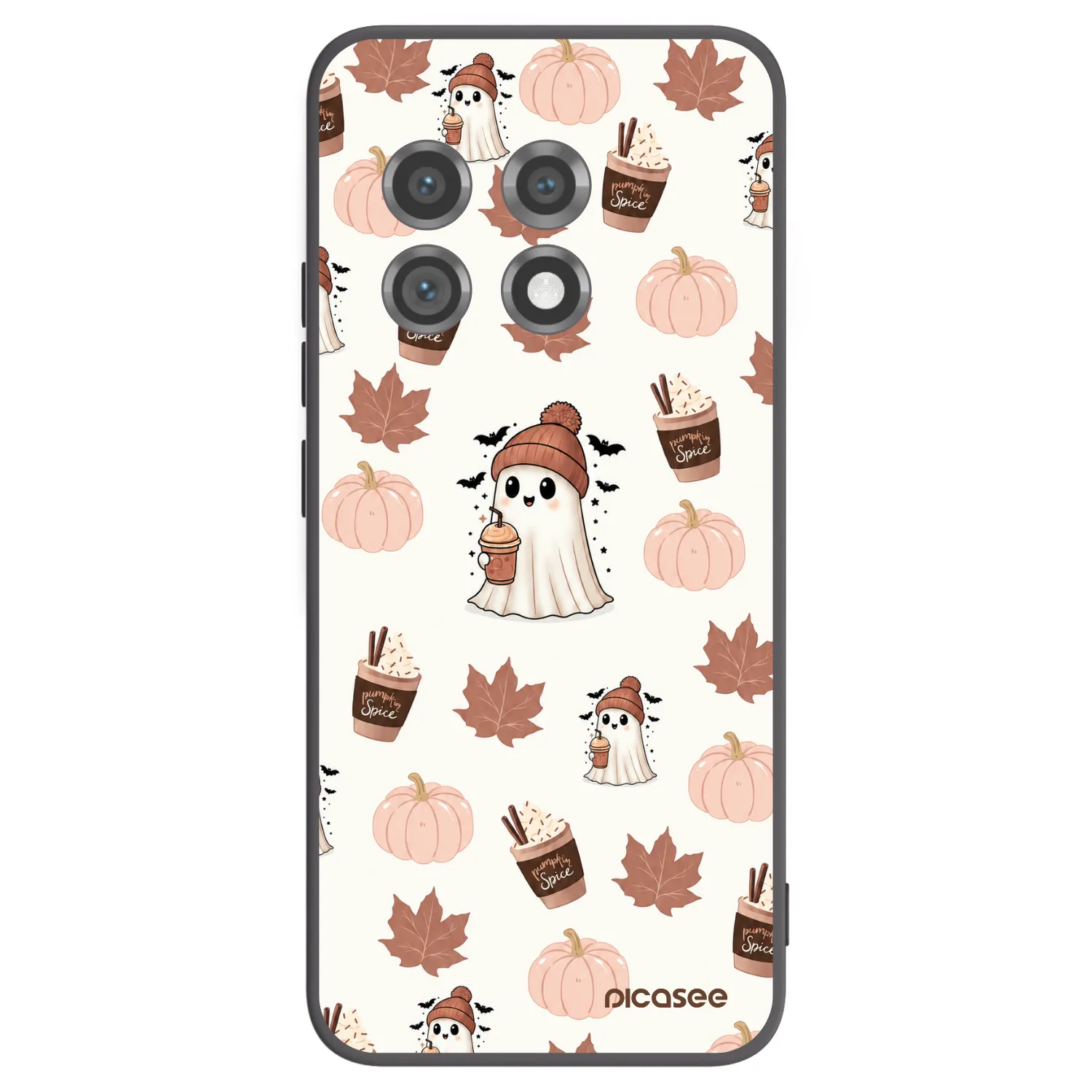 Picasee silikónový čierny obal pre OnePlus 11 5G - Pumpkin spice