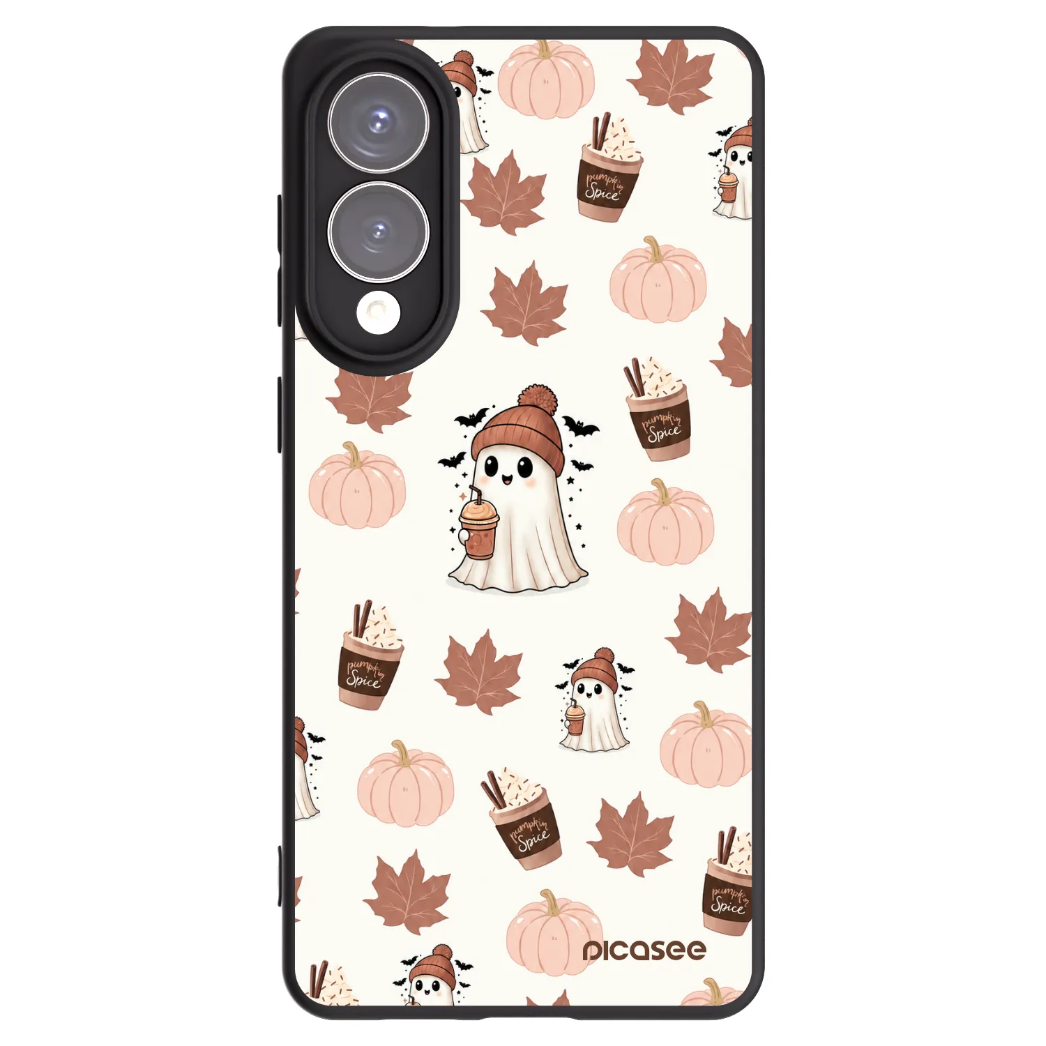 Picasee silikónový čierny obal pre Samsung Galaxy S25 Edge 5G - Pumpkin spice