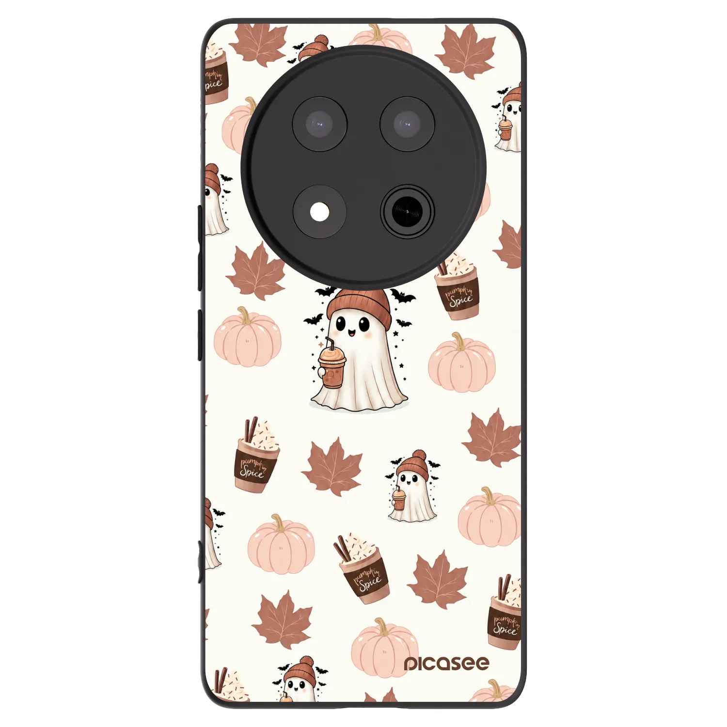 Picasee silikónový čierny obal pre Honor Magic7 Lite 5G - Pumpkin spice