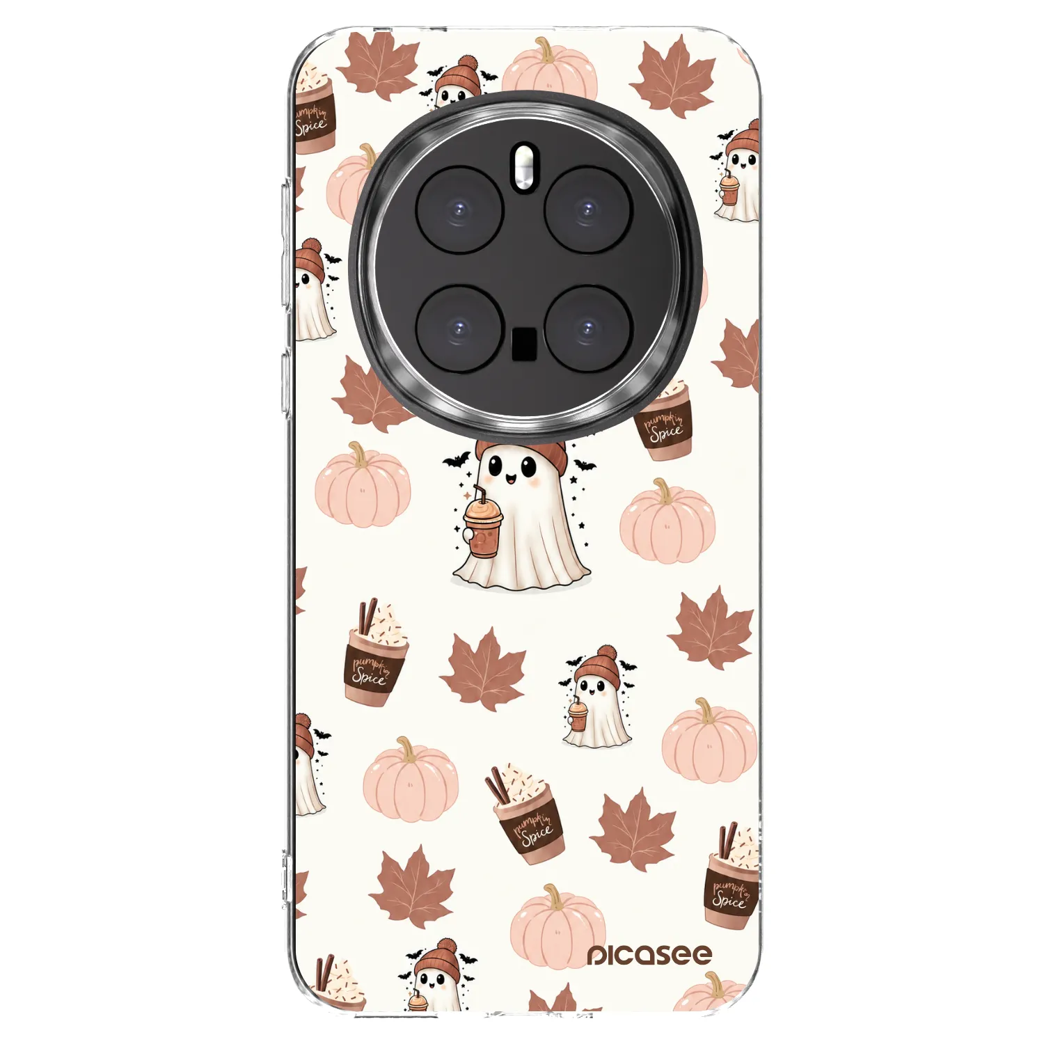 Picasee silikónový prehľadný obal pre Honor Magic7 Pro 5G - Pumpkin spice