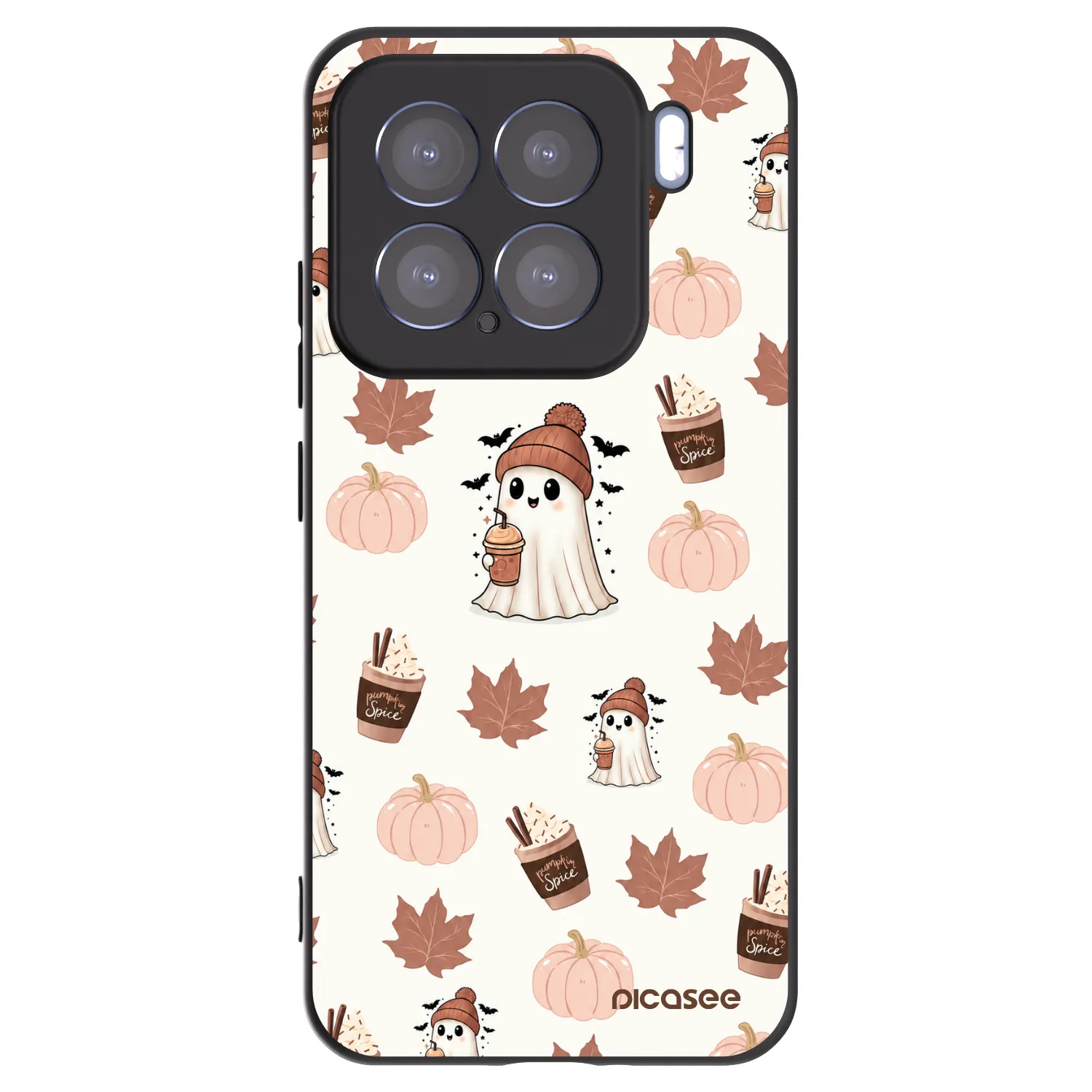 Picasee silikónový čierny obal pre Xiaomi 15 - Pumpkin spice