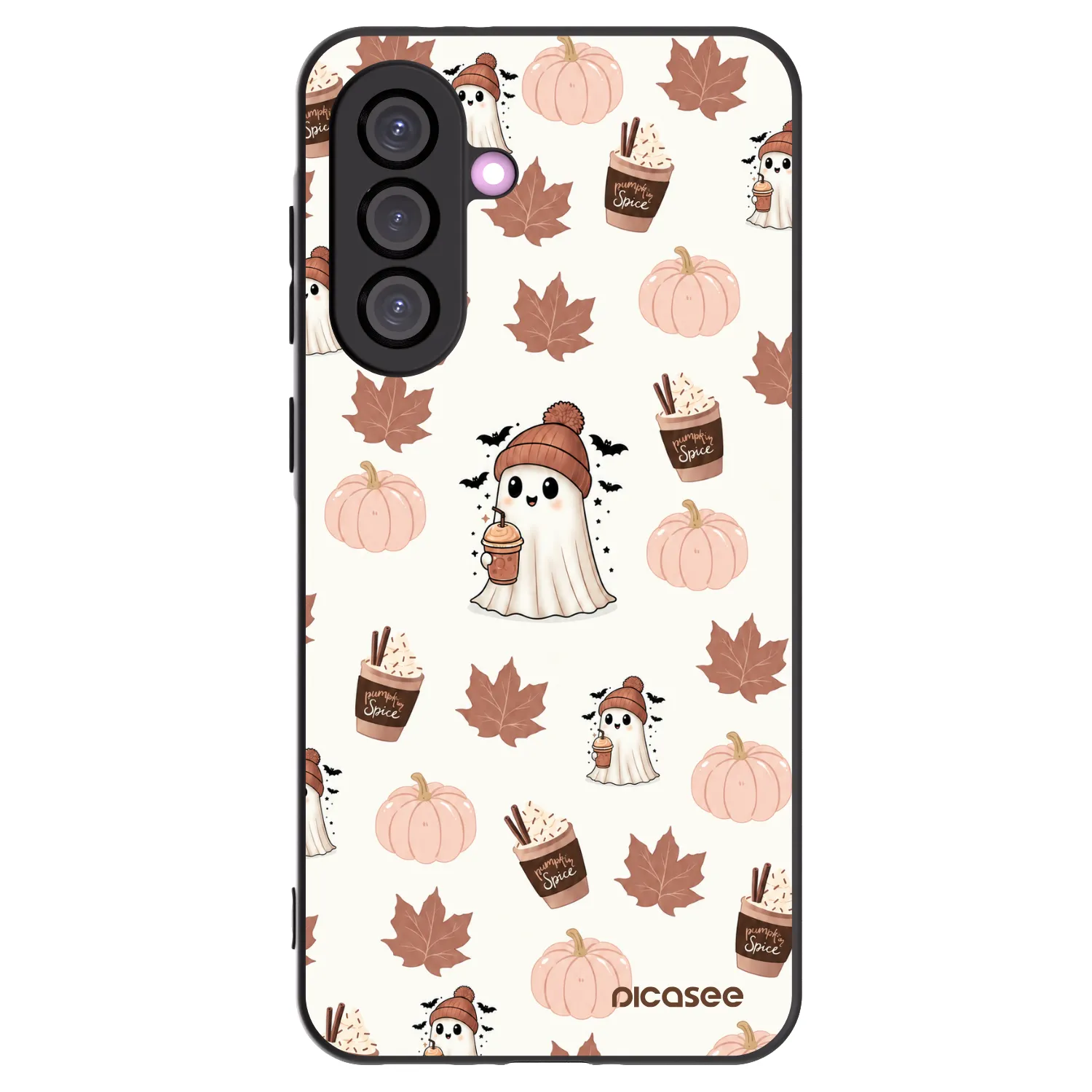 Picasee silikónový čierny obal pre Samsung Galaxy A56 5G A566B - Pumpkin spice