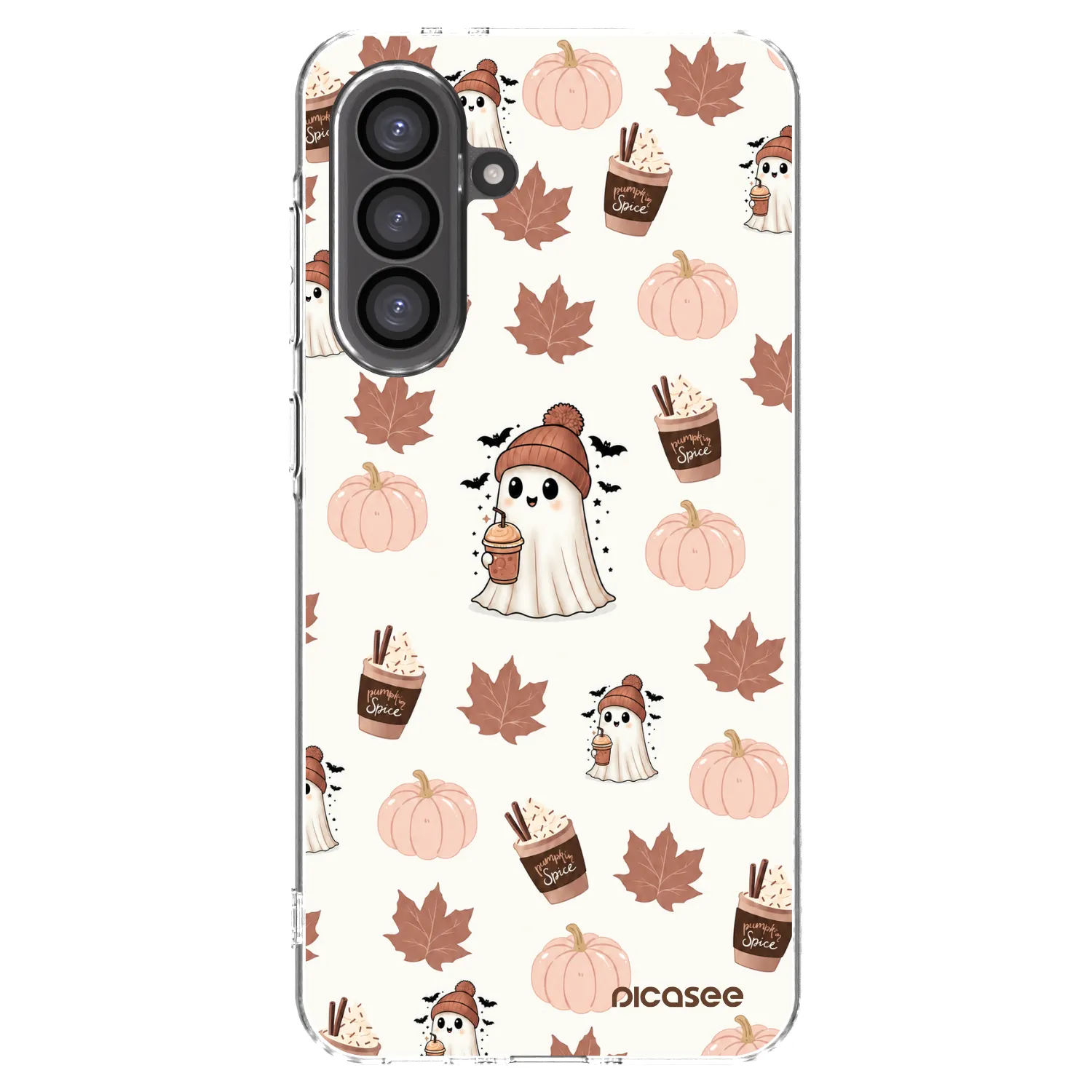 Picasee silikónový prehľadný obal pre Samsung Galaxy A36 5G - Pumpkin spice