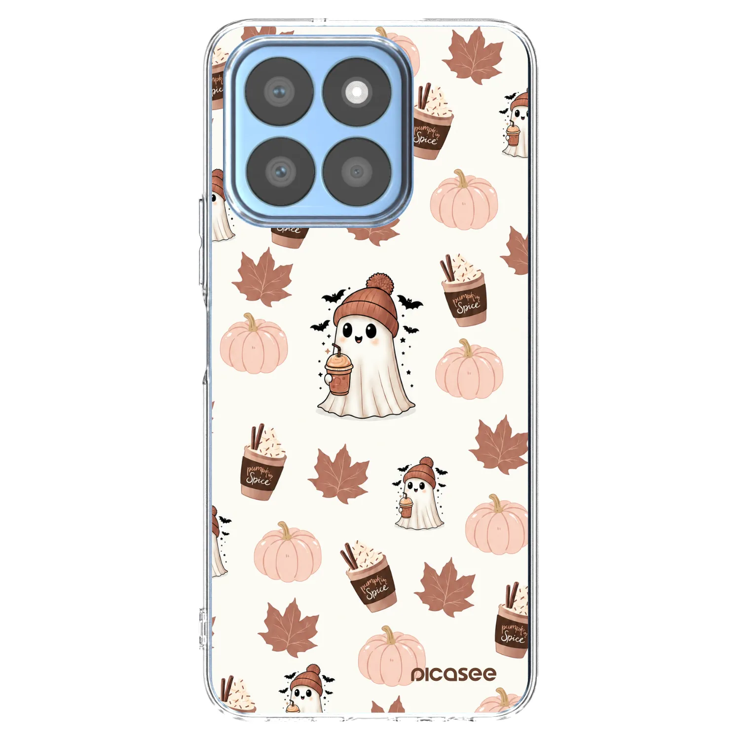 Picasee silikónový prehľadný obal pre Honor X8c - Pumpkin spice