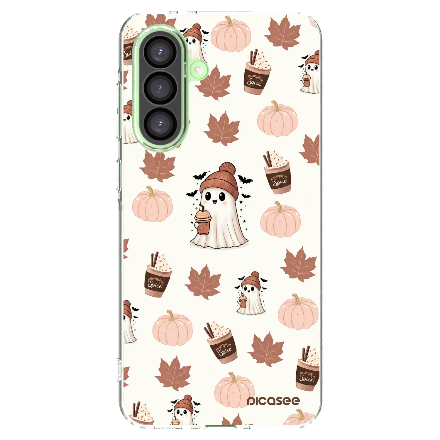 Picasee silikónový prehľadný obal pre Samsung Galaxy A26 5G A266B - Pumpkin spice