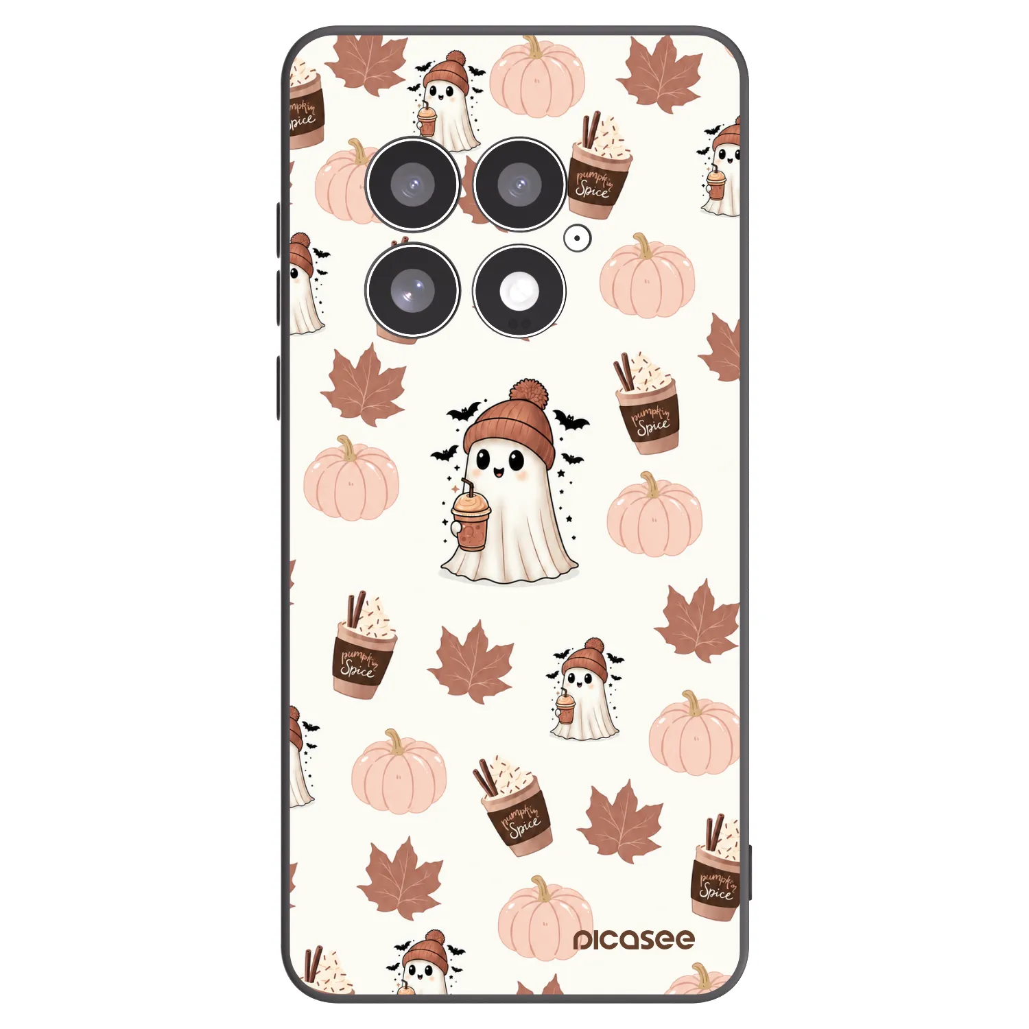 Picasee silikónový čierny obal pre OnePlus 13 5G - Pumpkin spice