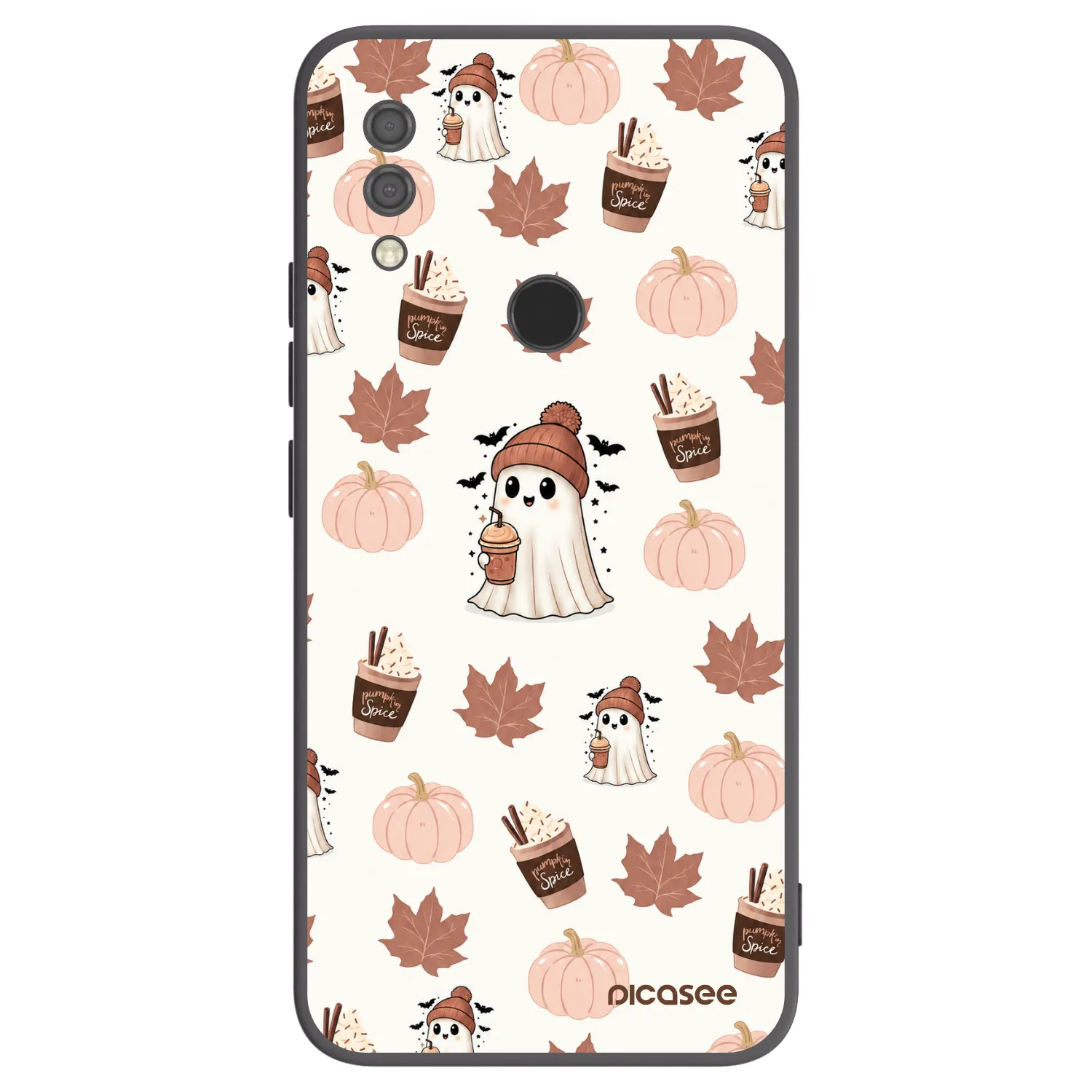 Picasee silikónový čierny obal pre Xiaomi Redmi 7 - Pumpkin spice