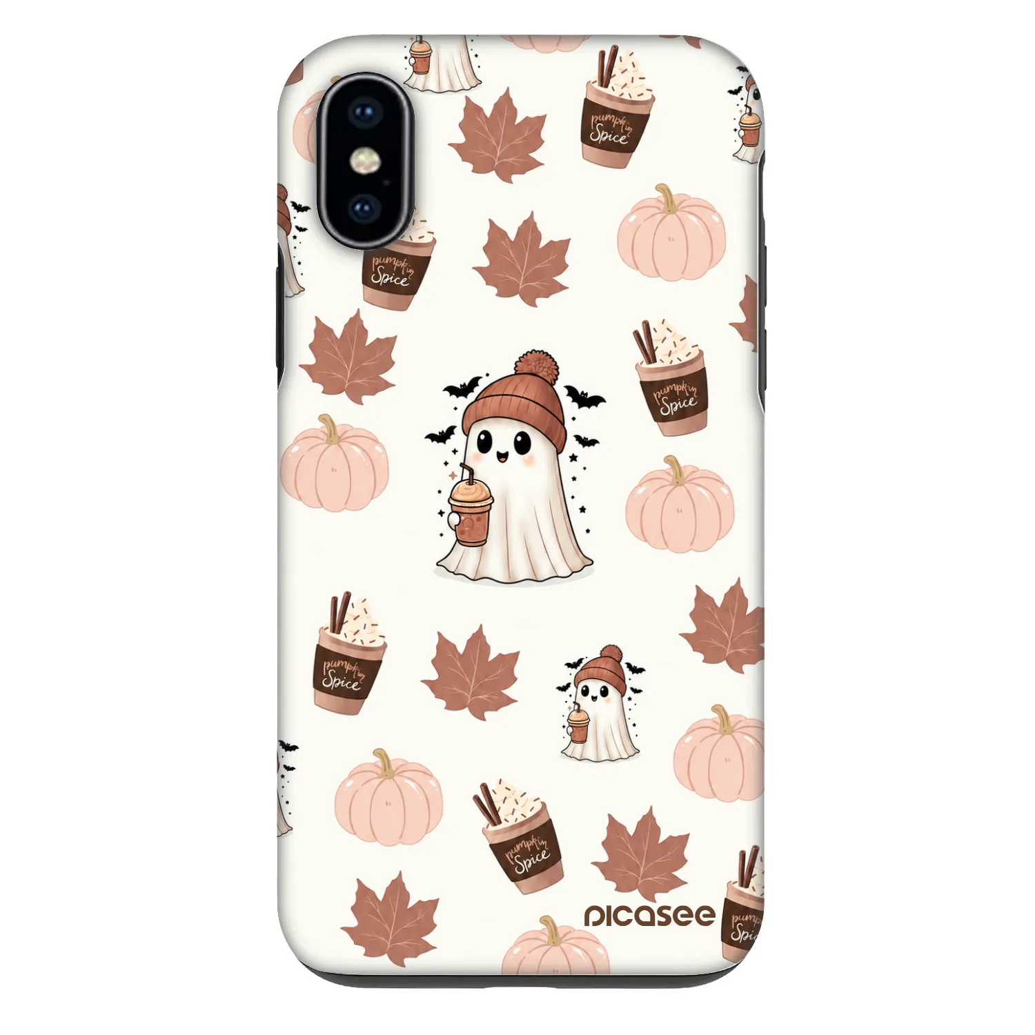 Picasee Fashion Case pre Apple iPhone X/XS - Pumpkin spice