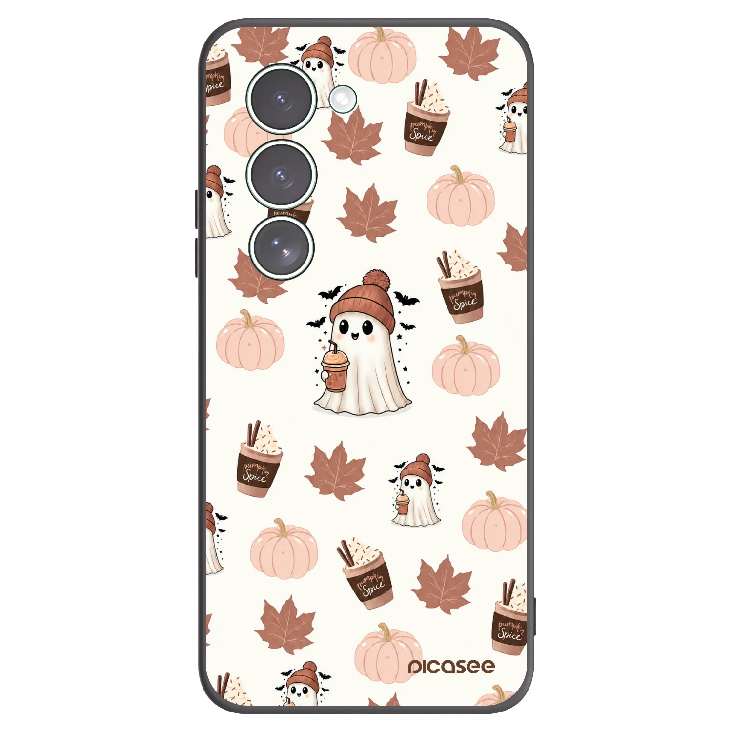 Picasee silikónový čierny obal pre Xiaomi Redmi 15 5G - Pumpkin spice