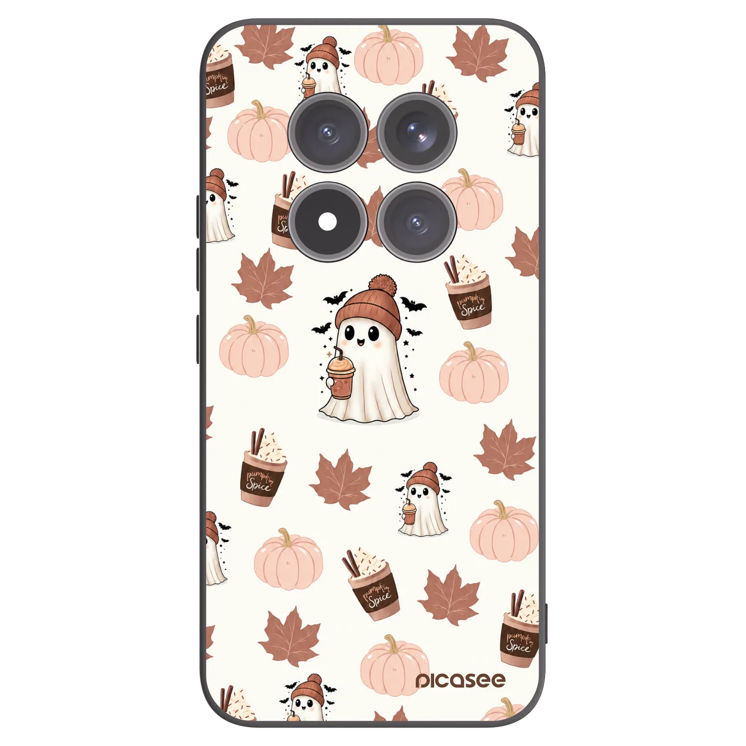 Picasee silikónový čierny obal pre Xiaomi Redmi Note 15 Pro+ - Pumpkin spice