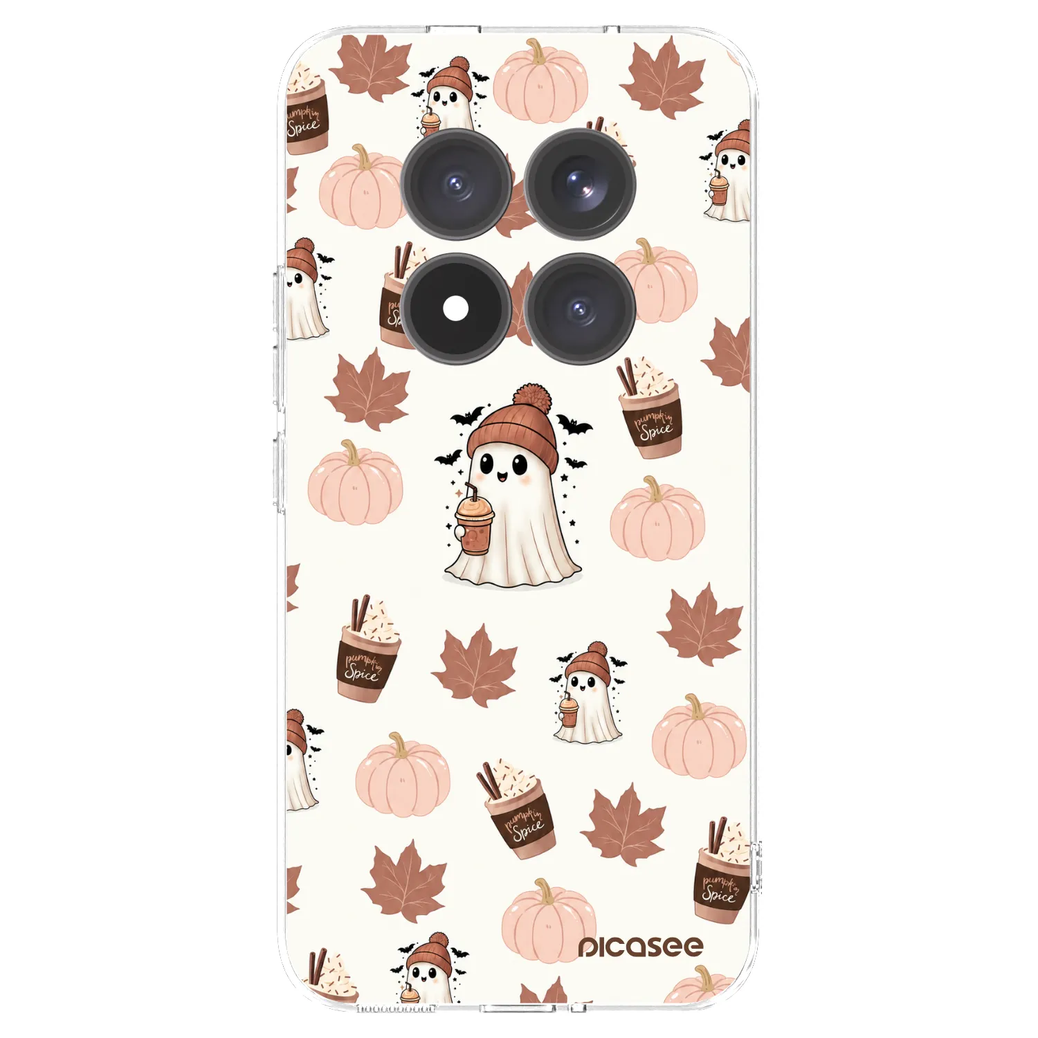Picasee silikónový prehľadný obal pre Xiaomi Redmi Note 15 Pro+ - Pumpkin spice