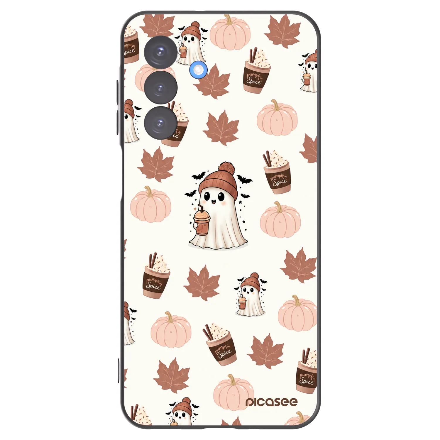 Picasee silikónový čierny obal pre Samsung Galaxy A17 5G - Pumpkin spice