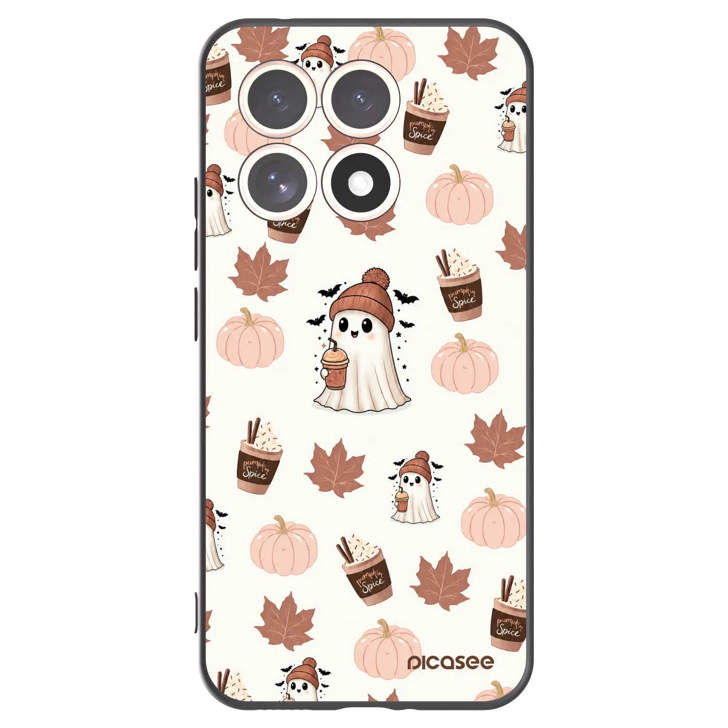 Picasee silikónový čierny obal pre Xiaomi 15T - Pumpkin spice
