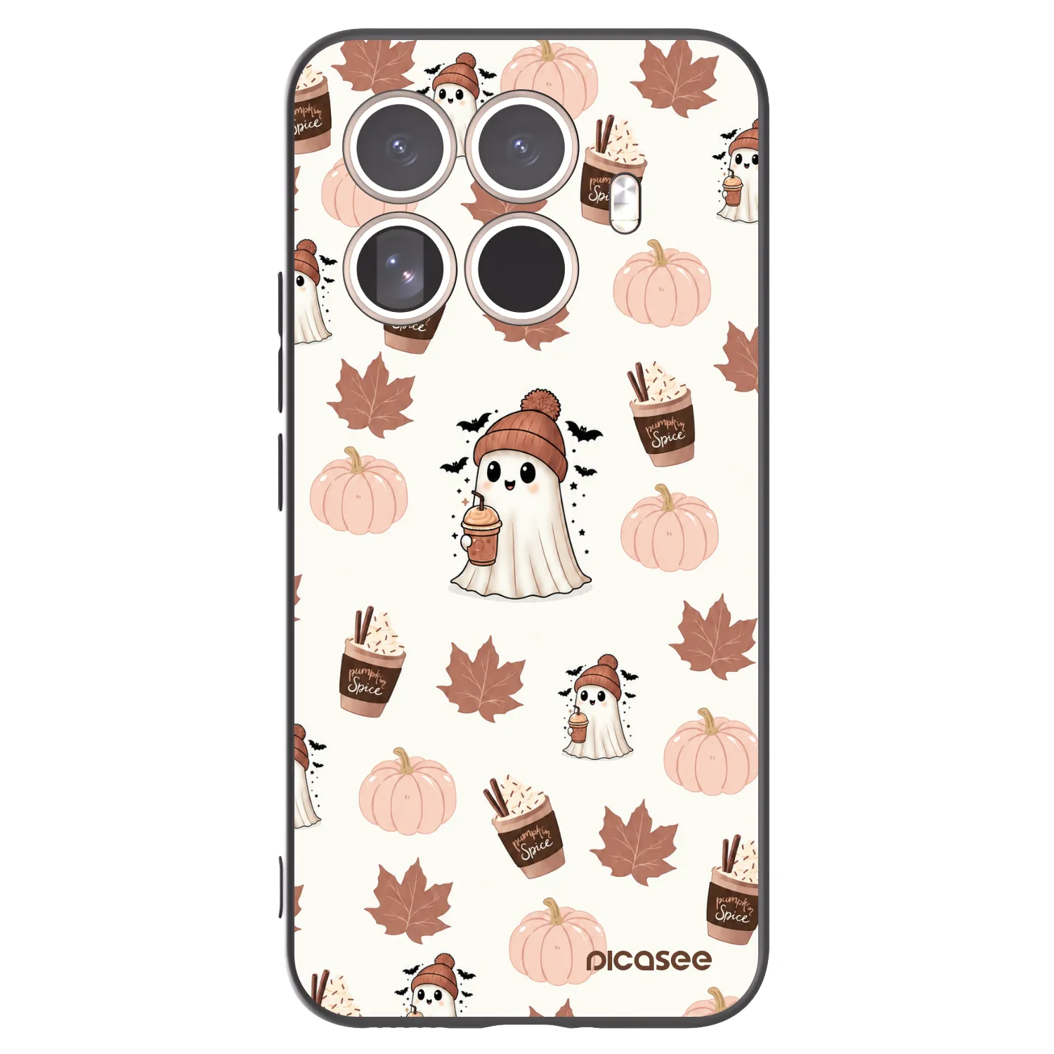 Picasee silikónový čierny obal pre Xiaomi 15T Pro - Pumpkin spice