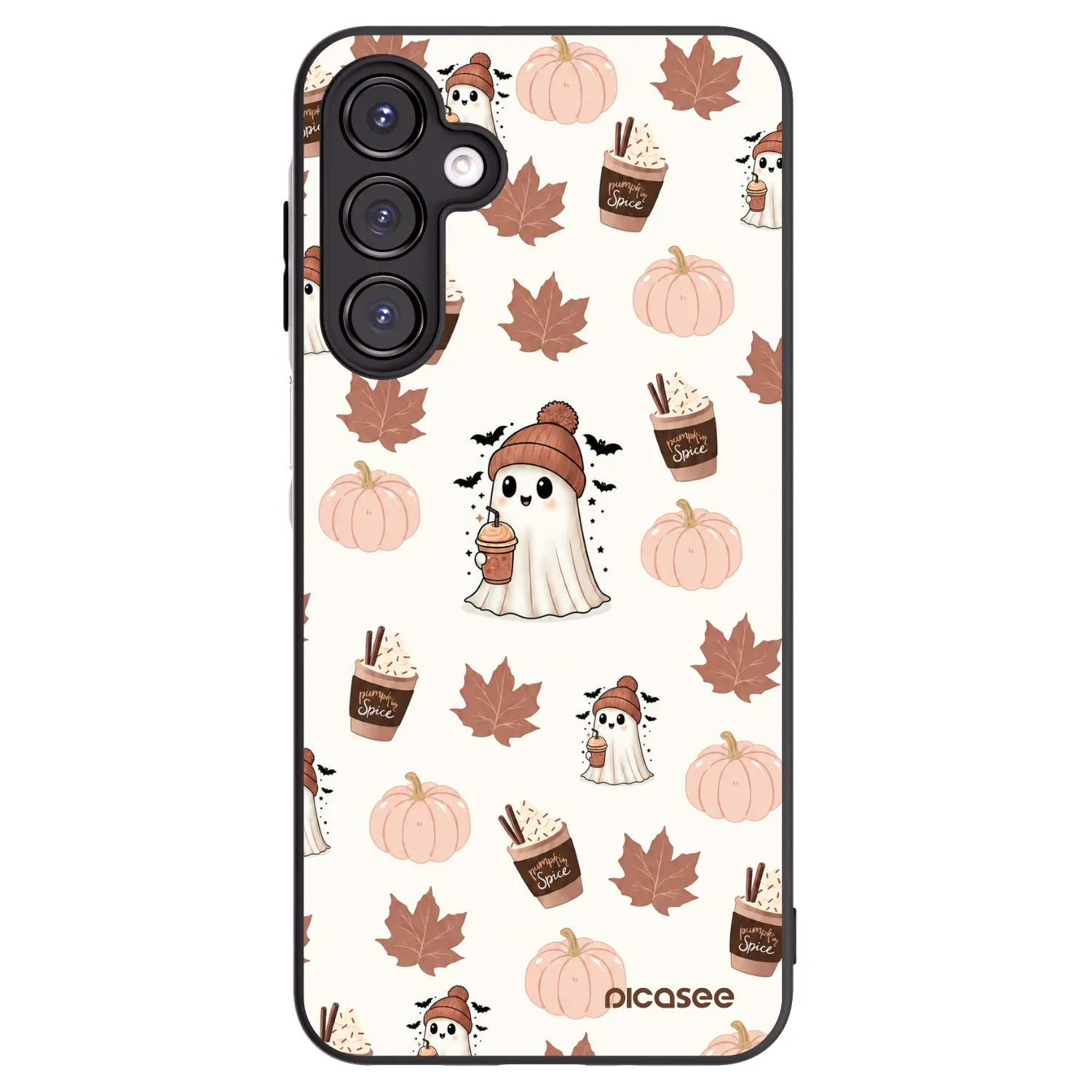 Picasee silikónový čierny obal pre Samsung Galaxy A16 4G - Pumpkin spice