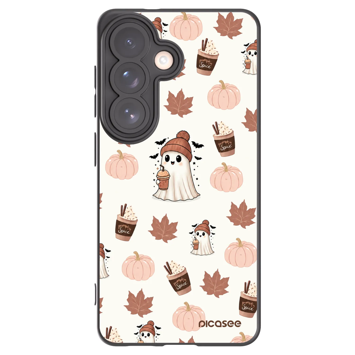 Picasee silikónový čierny obal pre Samsung Galaxy S26 - Pumpkin spice