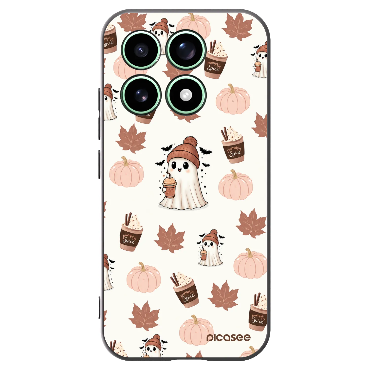 Picasee silikónový čierny obal pre Xiaomi 17 - Pumpkin spice