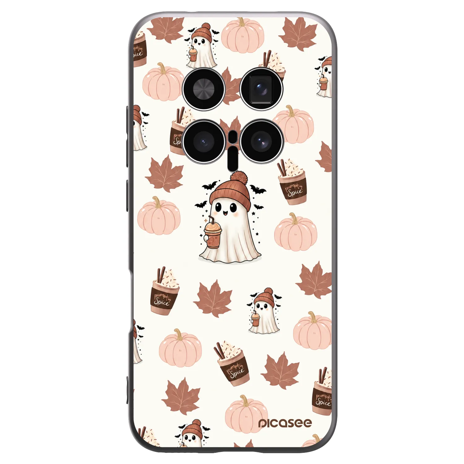 Picasee silikónový čierny obal pre Honor Magic8 Pro 5G - Pumpkin spice