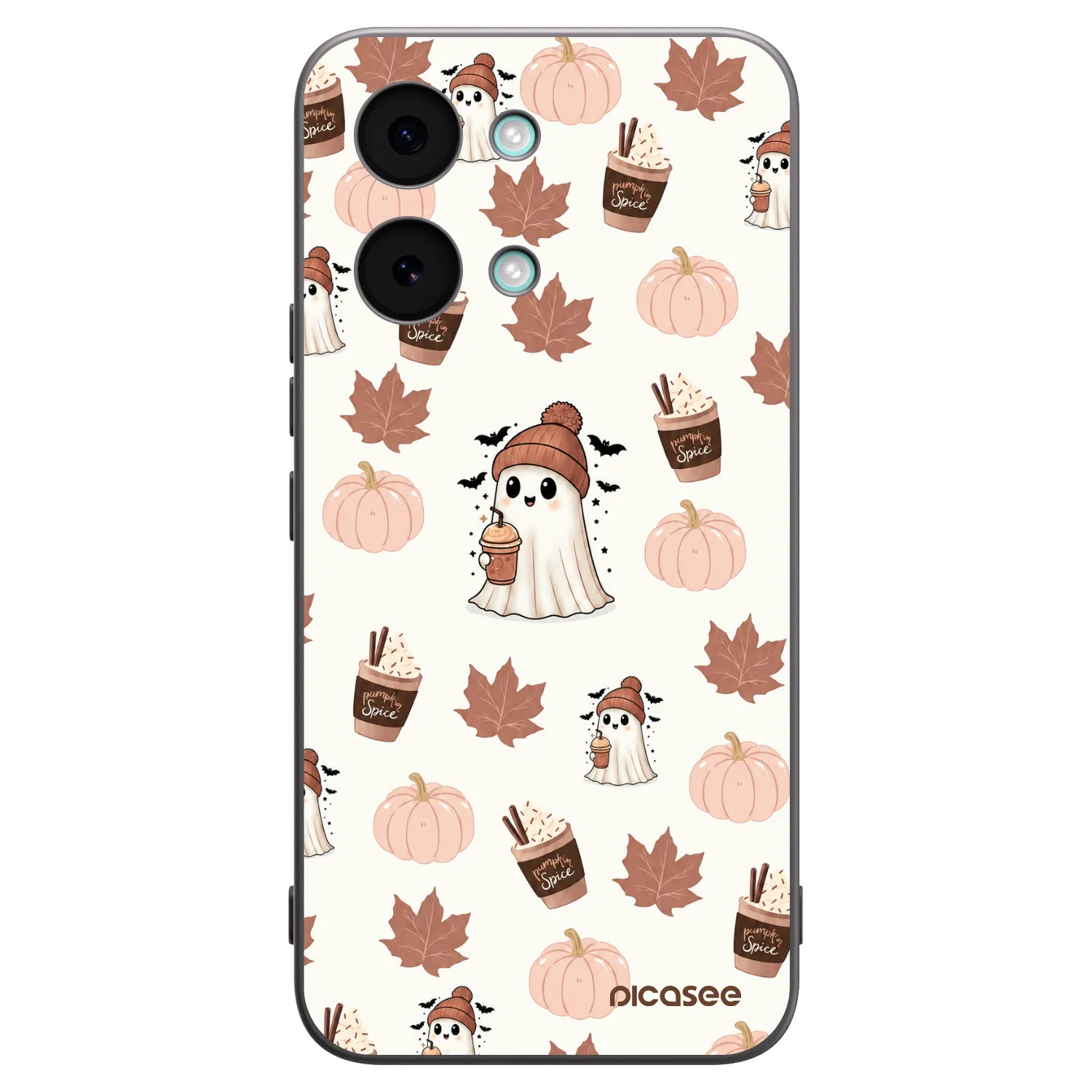 Picasee silikónový čierny obal pre Xiaomi Poco X8 Pro Max - Pumpkin spice