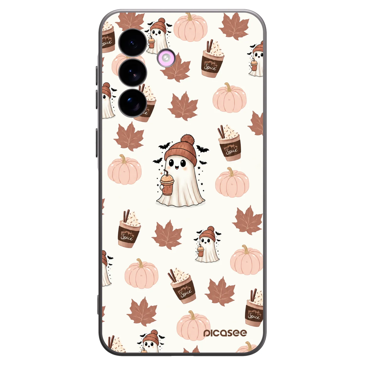 Picasee silikónový čierny obal pre Samsung Galaxy A57 5G - Pumpkin spice