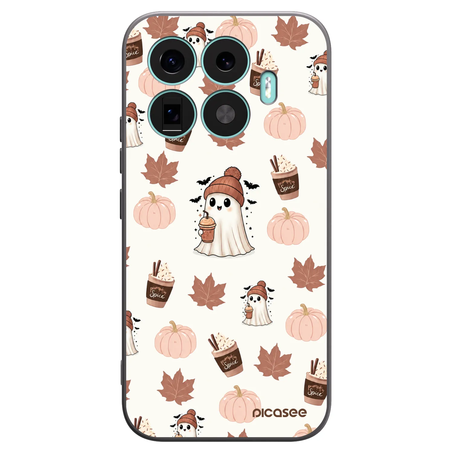 Picasee silikónový čierny obal pre Xiaomi 17T - Pumpkin spice