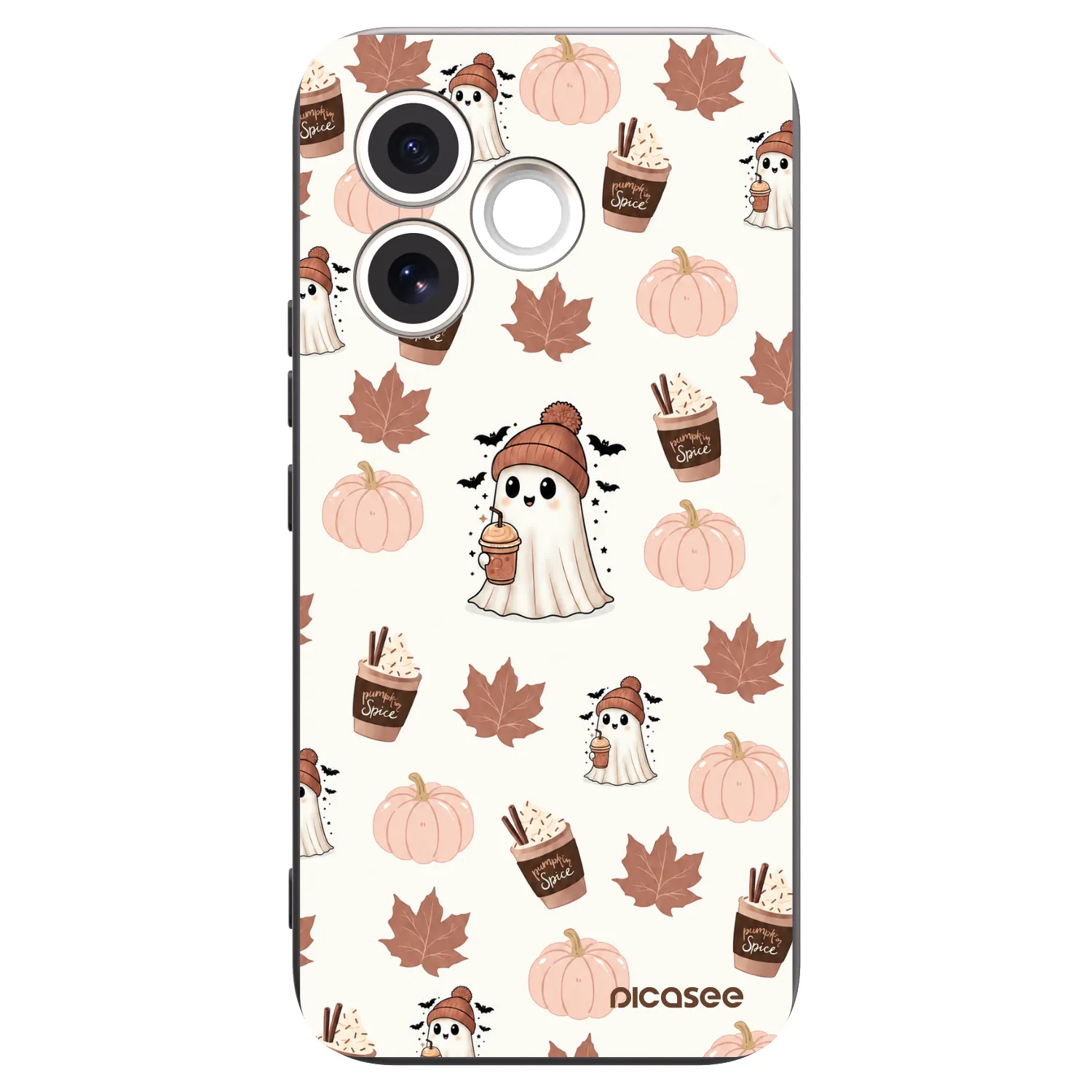 Picasee silikónový čierny obal pre Honor 600 Lite - Pumpkin spice