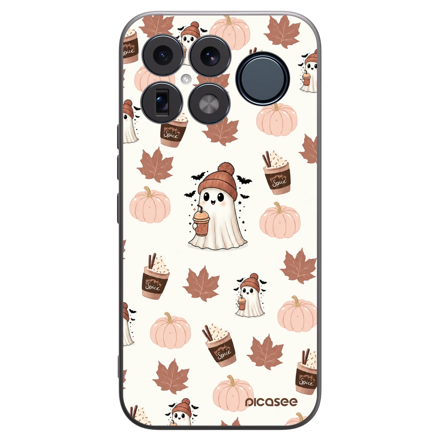 Picasee silikónový čierny obal pre Xiaomi Poco F8 Ultra - Pumpkin spice