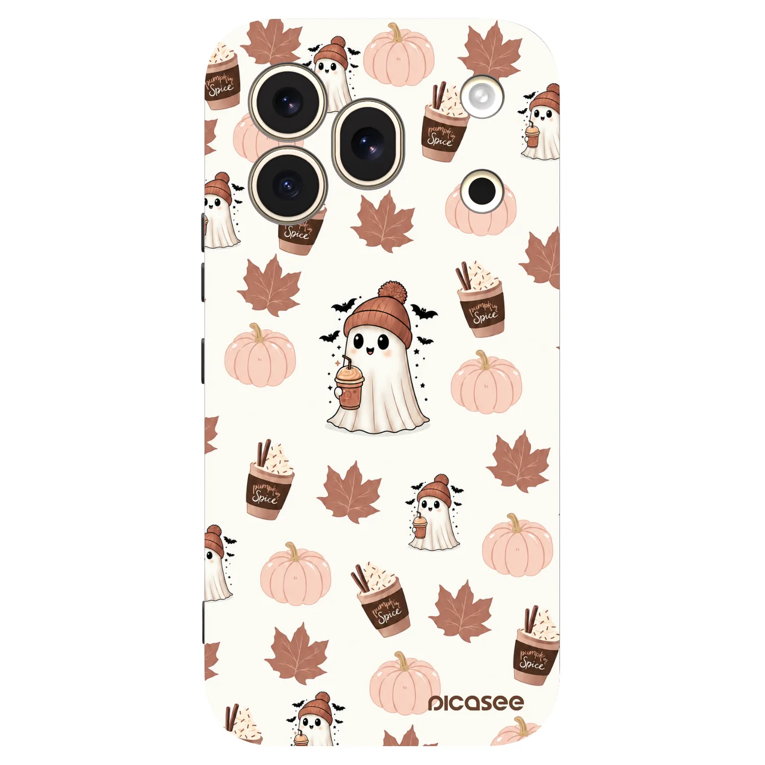 Picasee silikónový čierny obal pre Honor 600 Pro - Pumpkin spice
