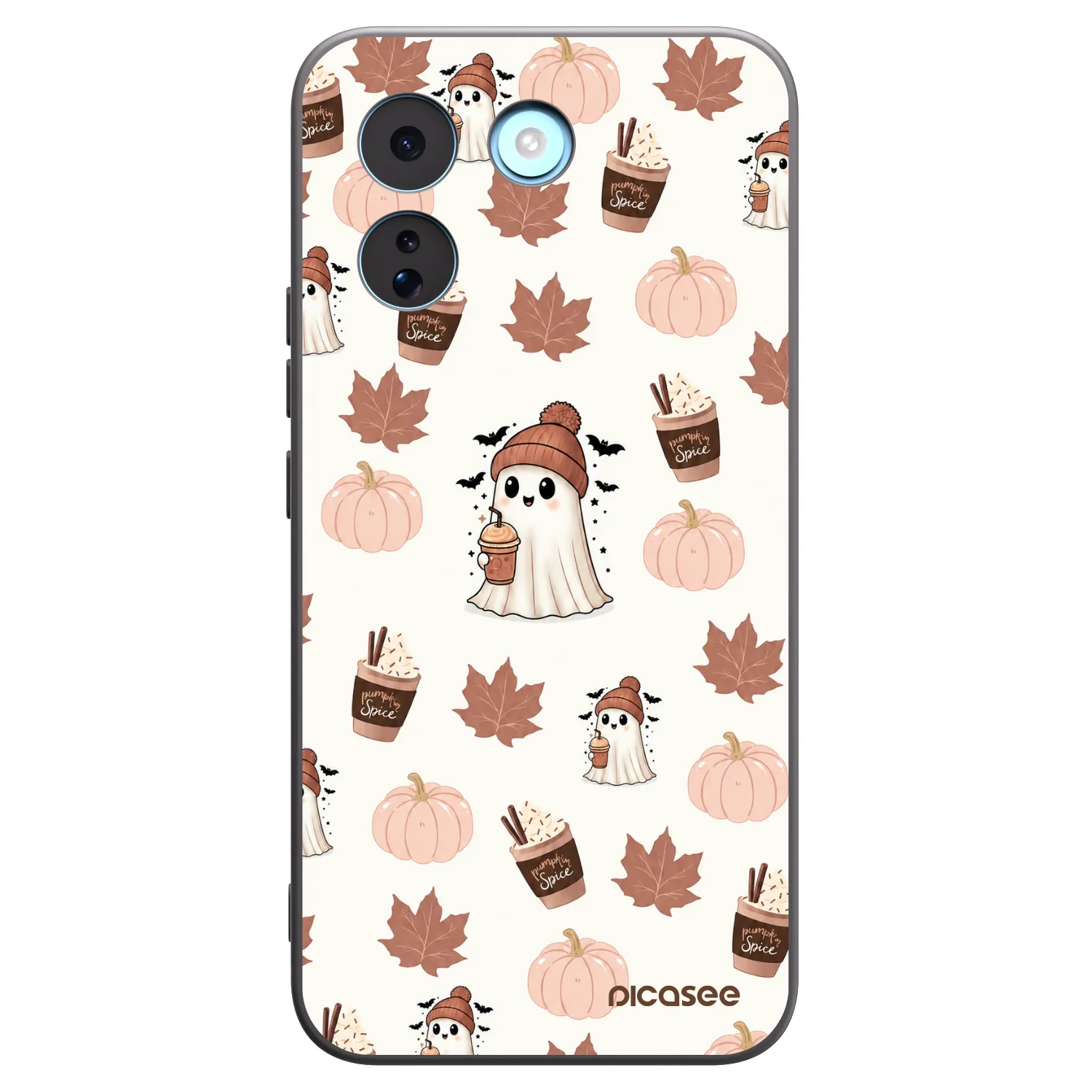 Picasee silikónový čierny obal pre Xiaomi Redmi Note 17 Pro MAX 5G - Pumpkin spice