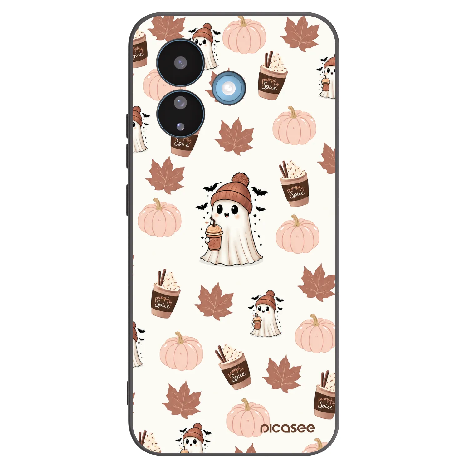 Picasee silikónový čierny obal pre Xiaomi Redmi Note 17 Pro 5G - Pumpkin spice