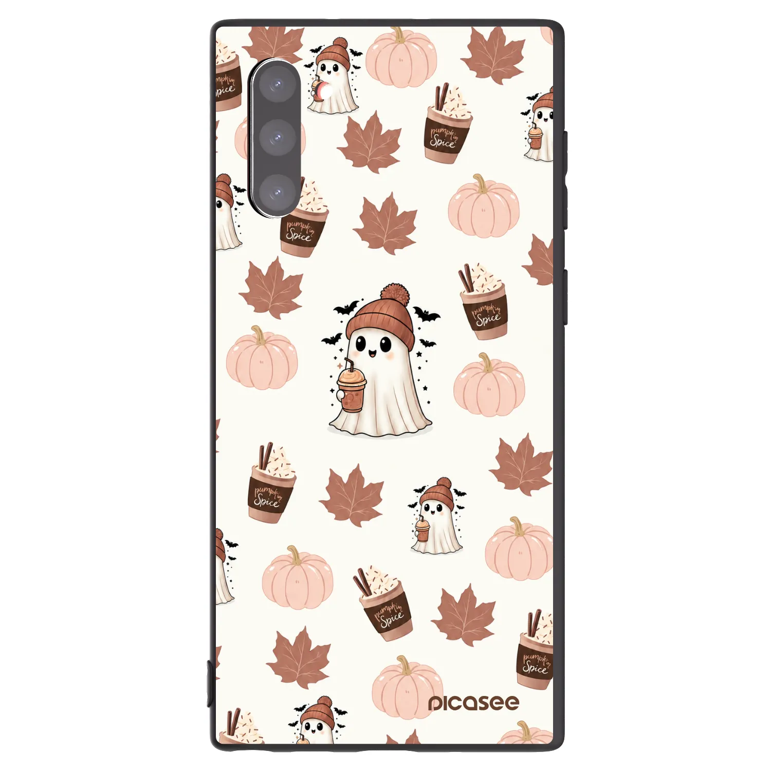 Picasee silikónový čierny obal pre Samsung Galaxy Note 10 N970F - Pumpkin spice