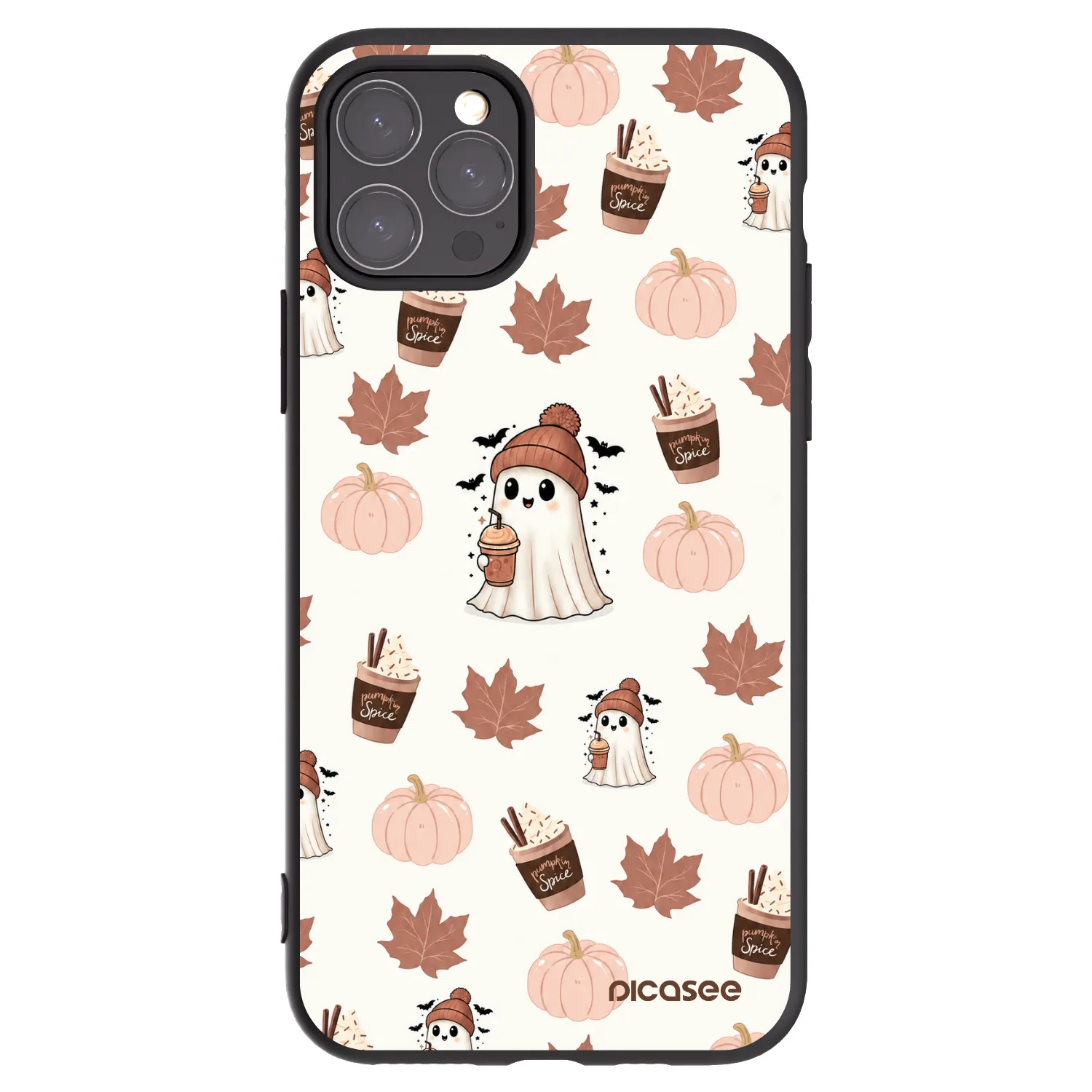 Picasee silikónový čierny obal pre Apple iPhone 11 Pro - Pumpkin spice