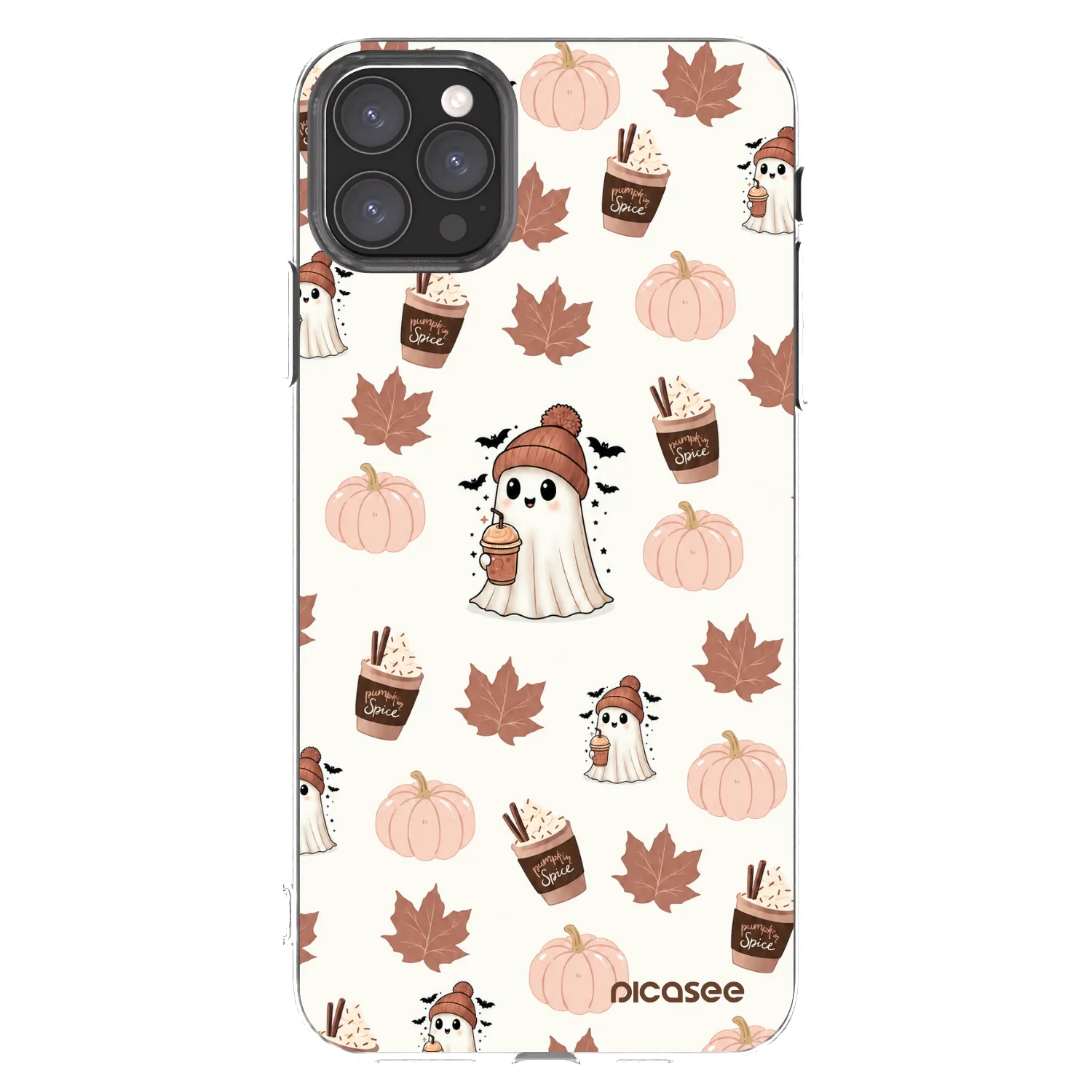 Picasee silikónový prehľadný obal pre Apple iPhone 11 Pro Max - Pumpkin spice