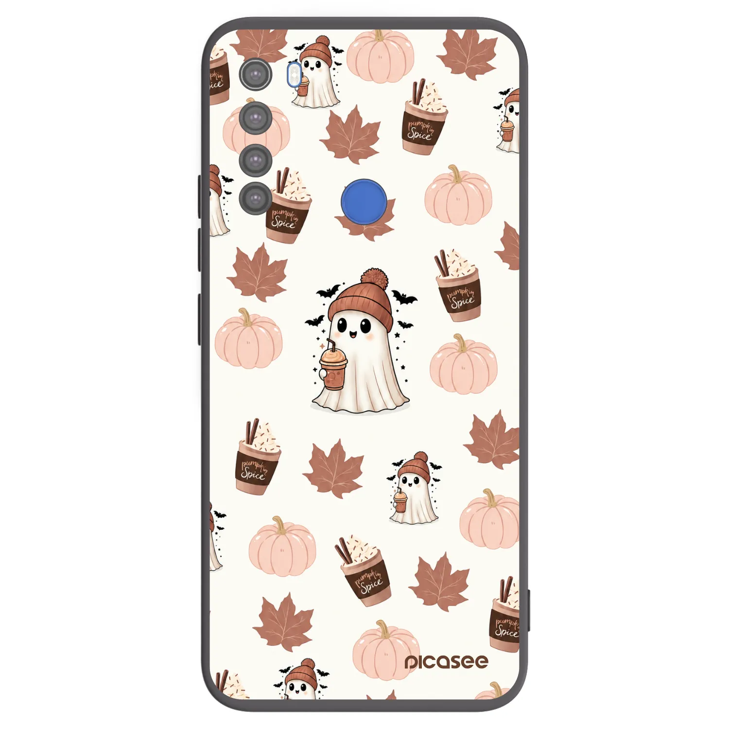 Picasee silikónový čierny obal pre Xiaomi Redmi Note 8T - Pumpkin spice