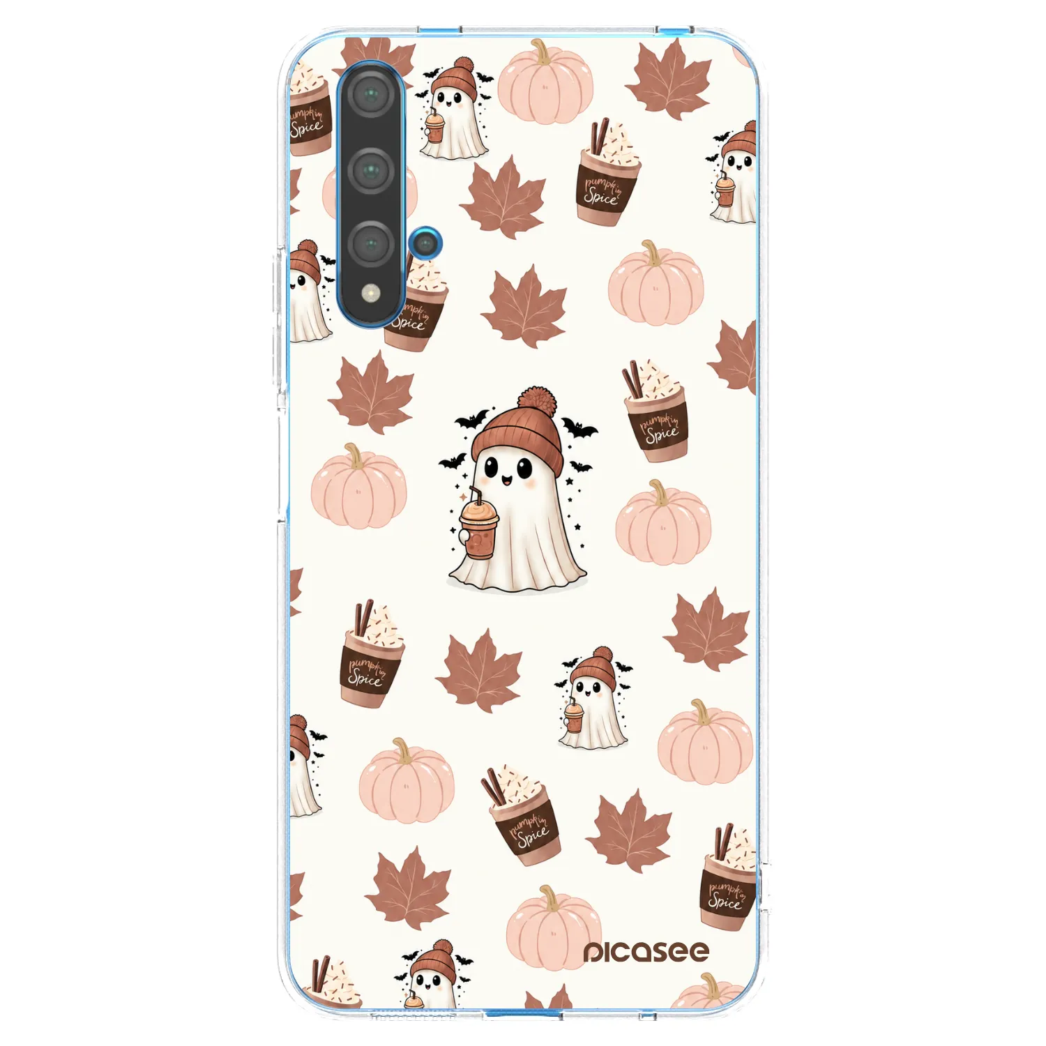 Picasee silikónový prehľadný obal pre Huawei Nova 5T - Pumpkin spice