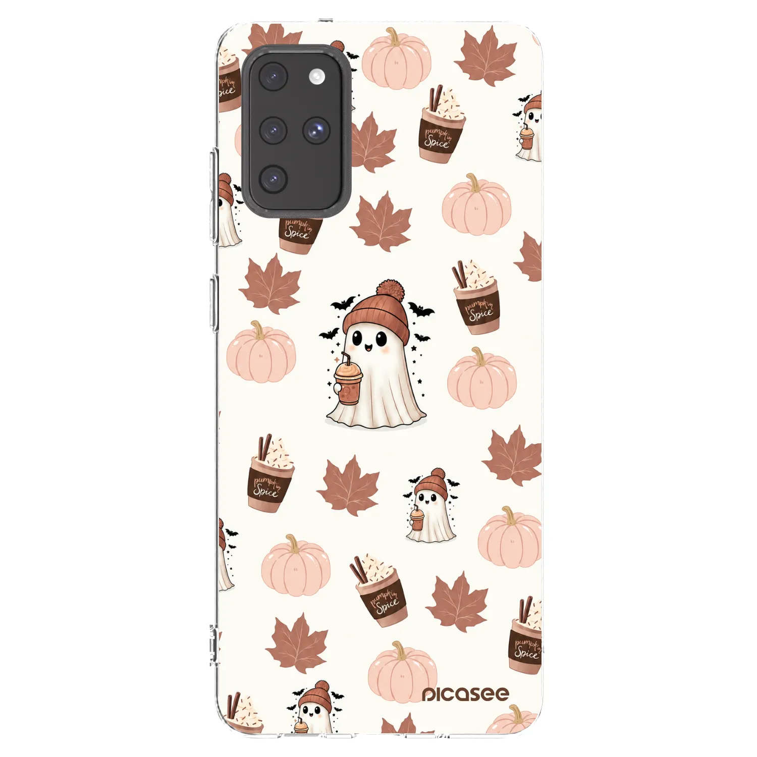 Picasee silikónový prehľadný obal pre Samsung Galaxy S20+ G985F - Pumpkin spice